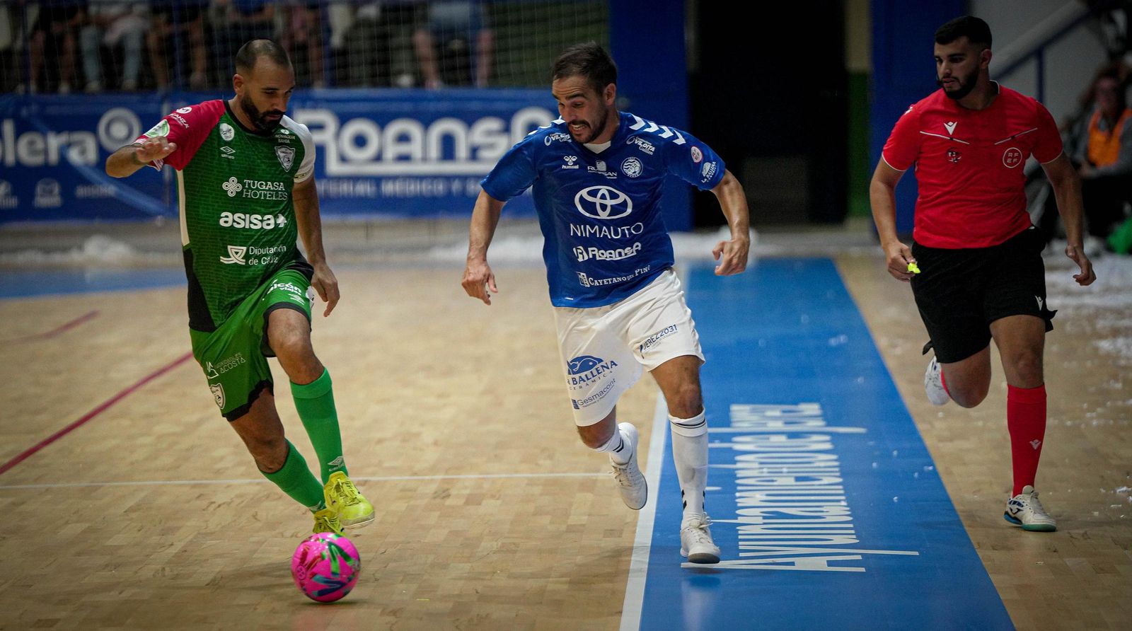 Imágenes del partido de futbolsala entre el Xerez Toyota - Cádiz Virgili