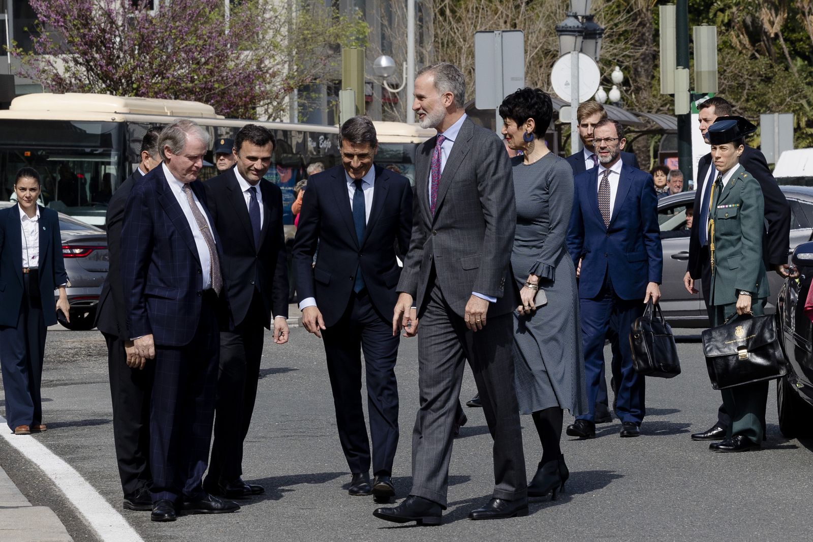 El rey Felipe VI visita Cádiz con motivo de la entrega del Premio Princesa de Girona Social 2024.