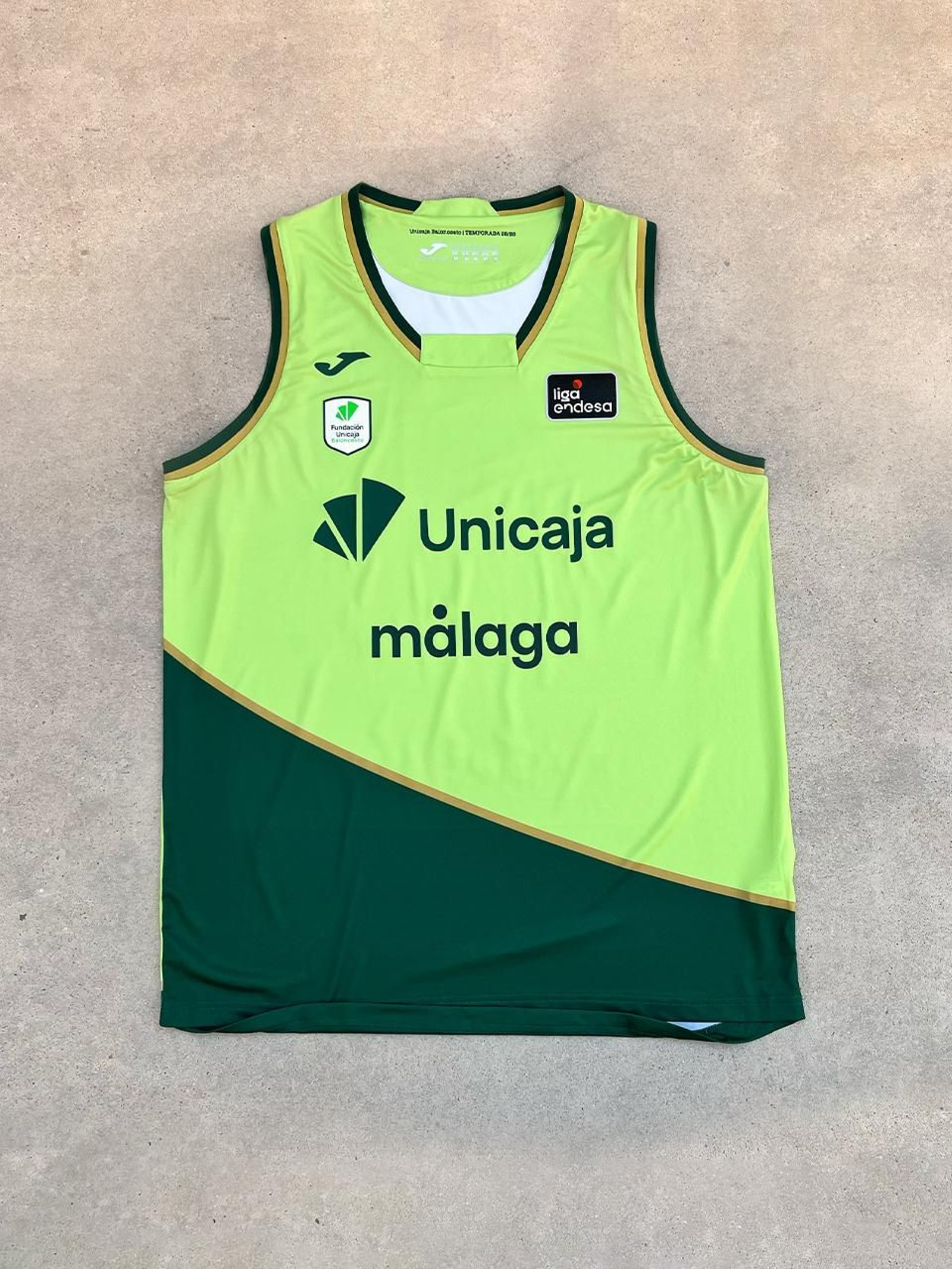 Verde lima, la nueva piel del Unicaja
