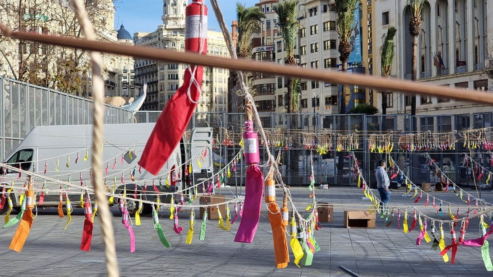 Una veintena de heridos en Valencia en un accidente durante una mascletá