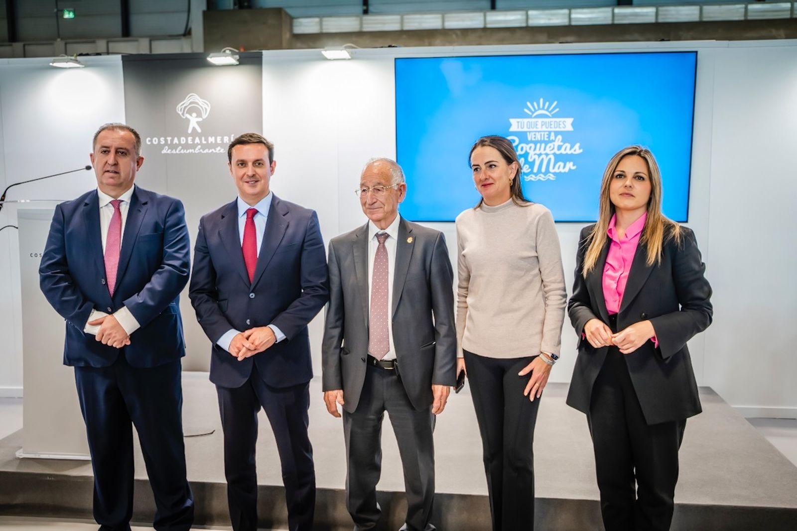 Responsables municipales, autonómicos y provinciales representan en FITUR a Roquetas de Mar.