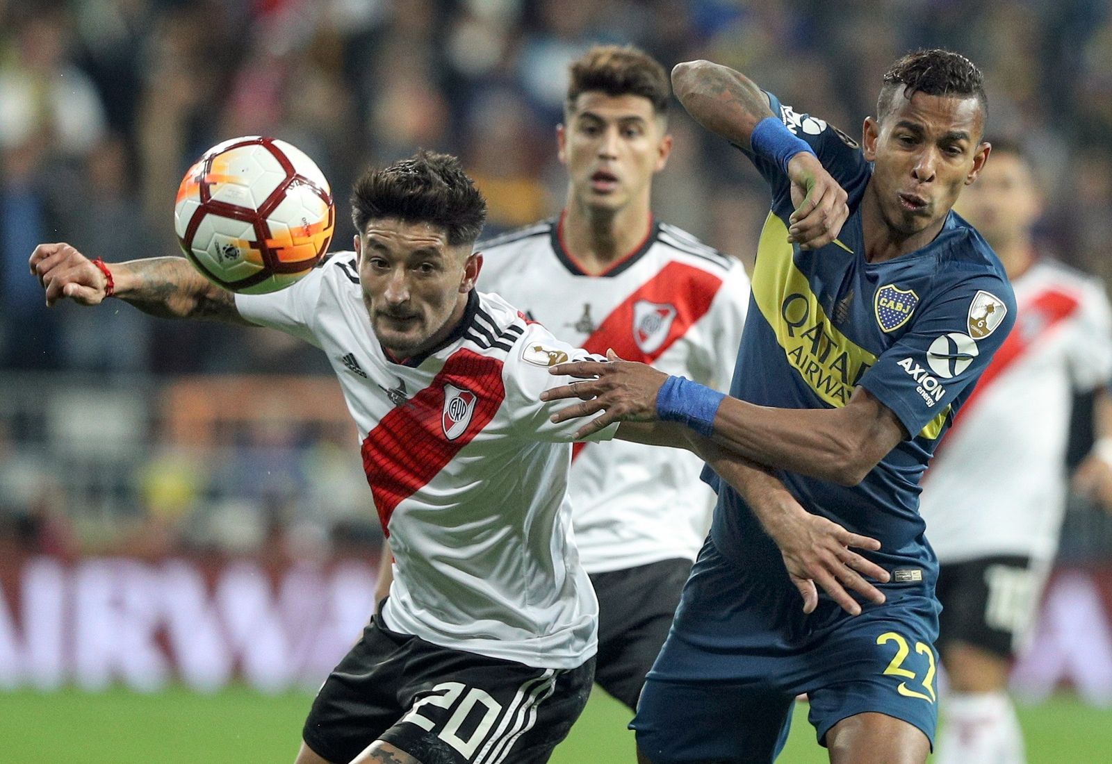 Las imágenes de la final de la Copa Libertadores entre el River Plate y el Boca Juniors
