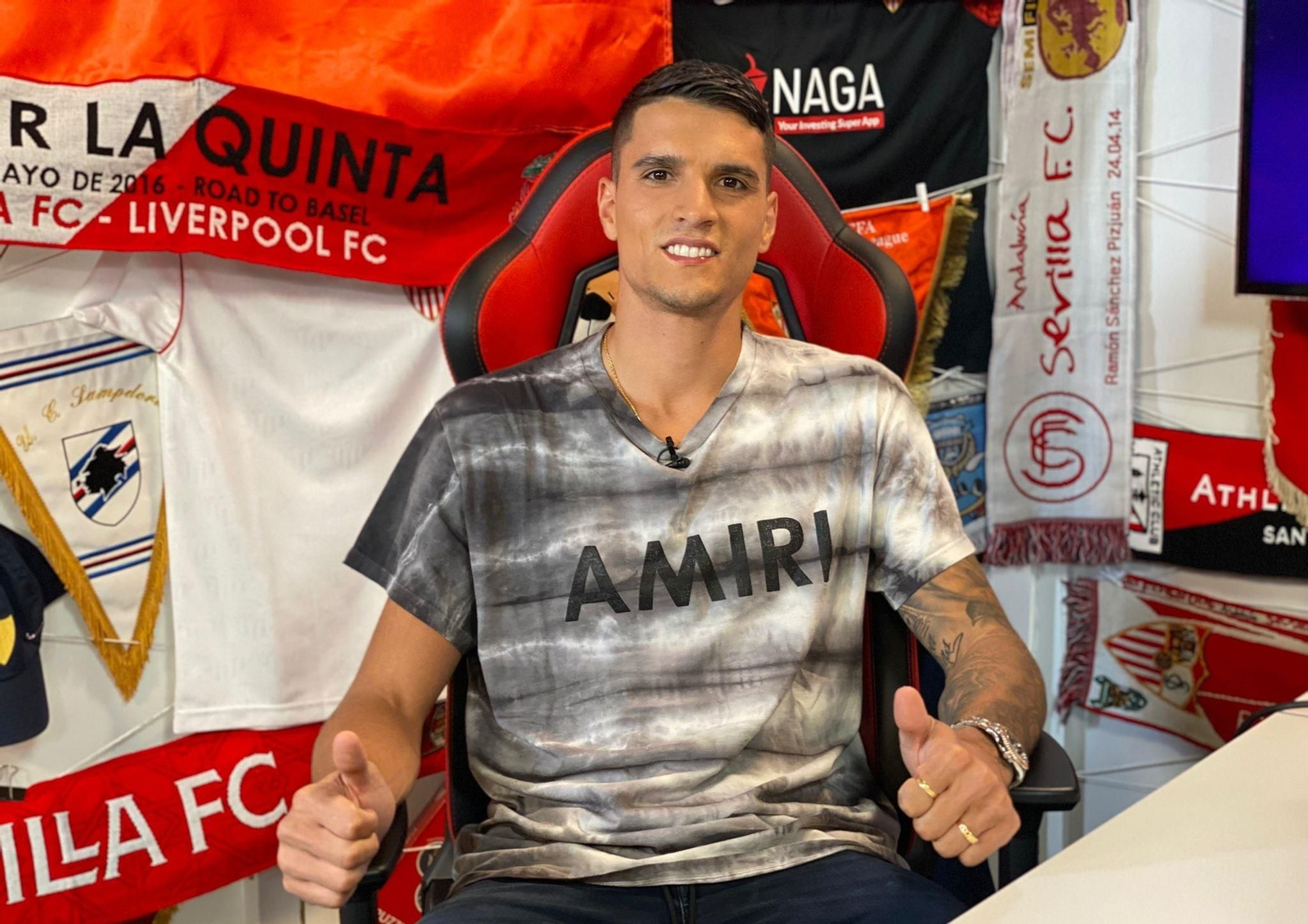 Lamela, en su participación en el programa 'A Balón Parado'.