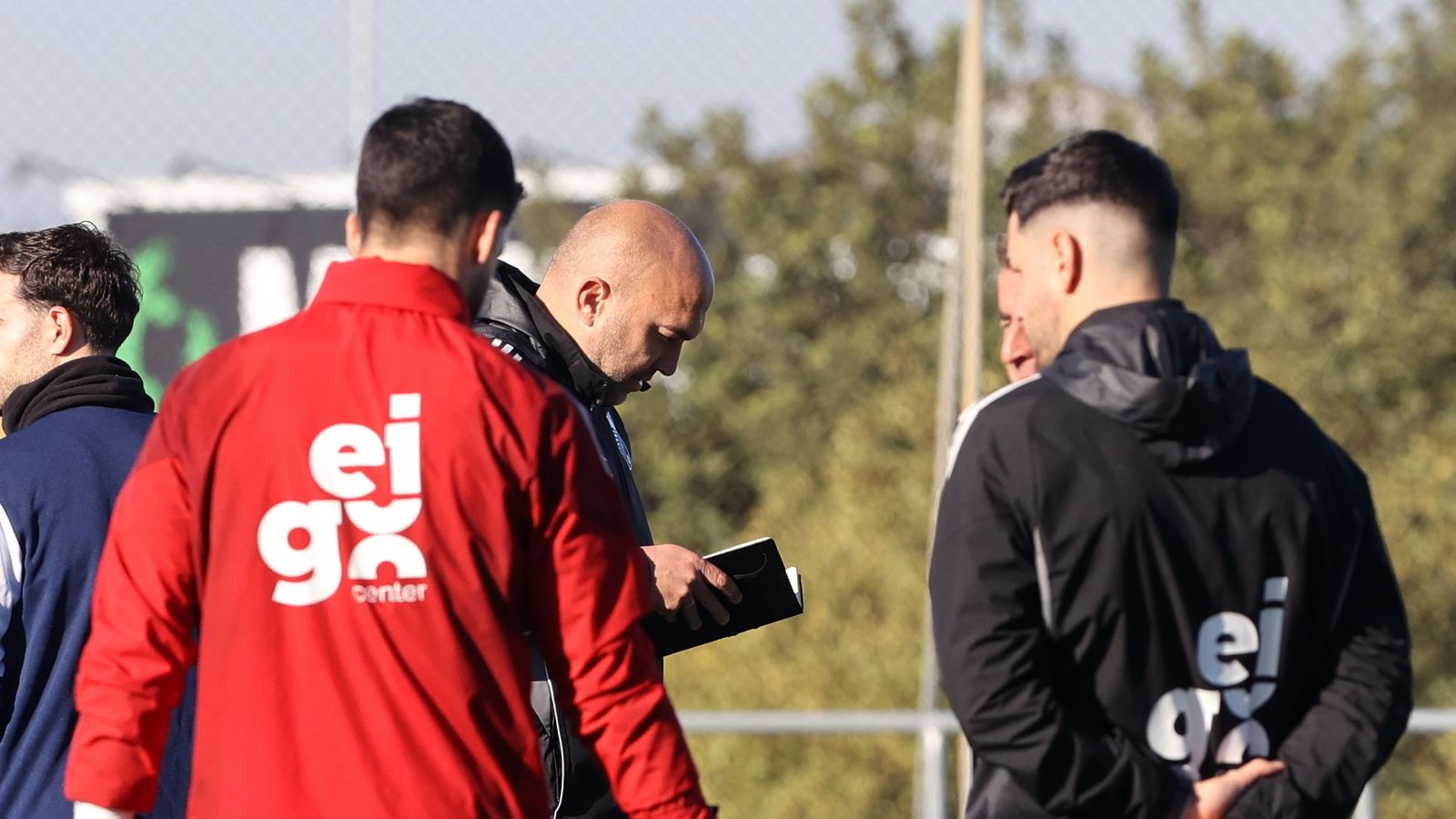 Imágenes del entrenamiento del Xerez CD en Picadueñas