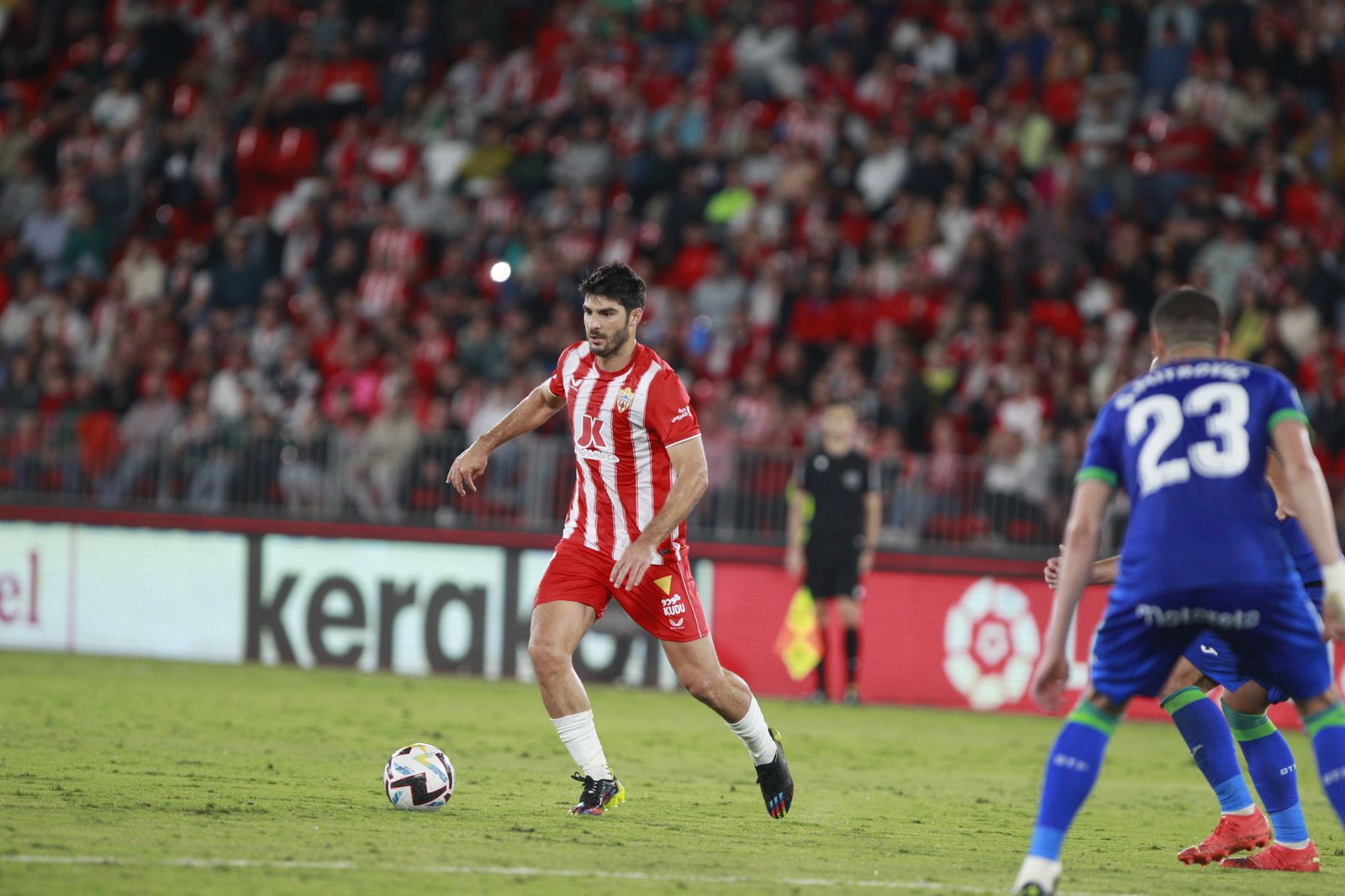 Imágenes del partido de fútbol U.D. Almería-Getafe C.F.