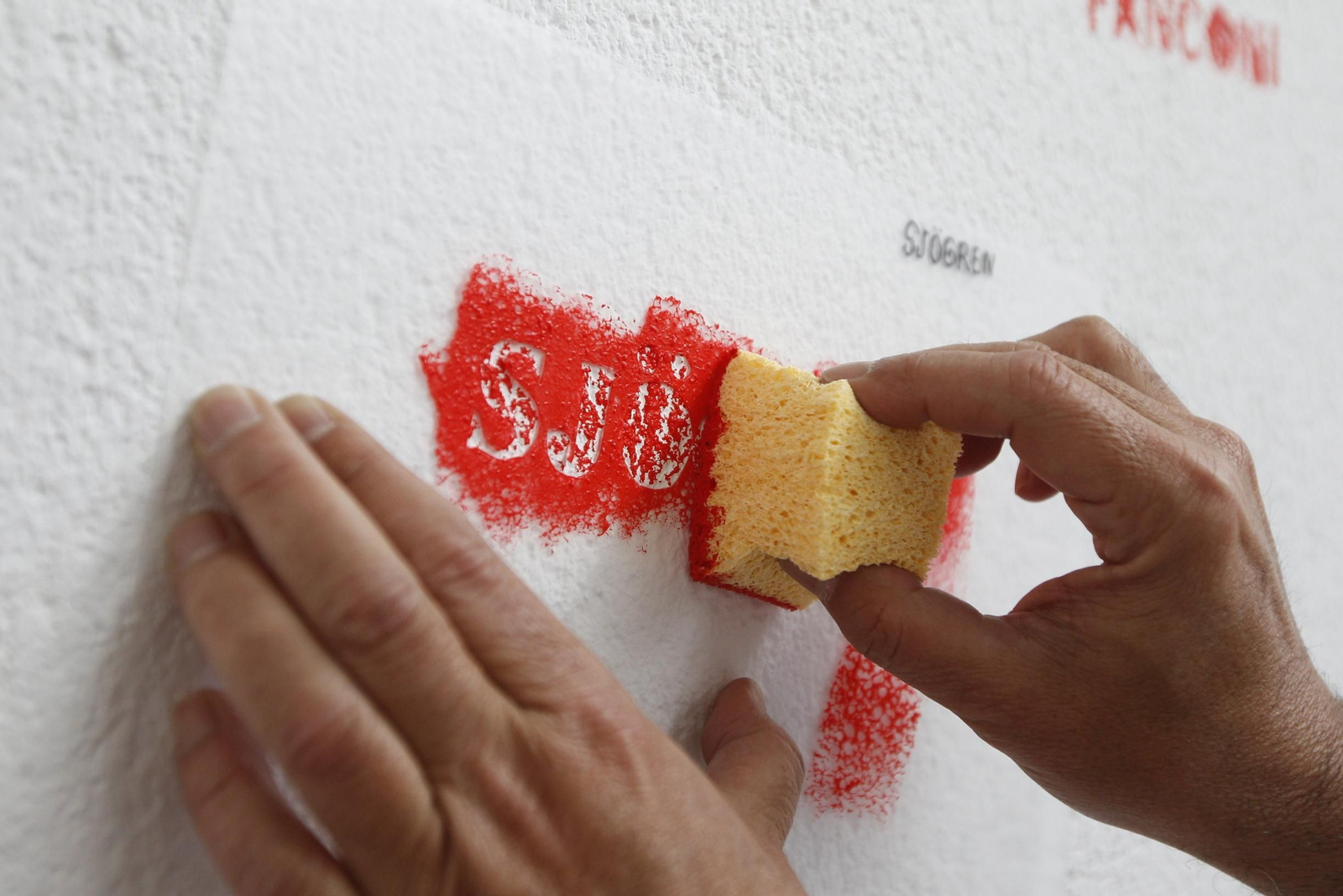 Fotos mural reivindicativo enfermedades raras Universidad de Almería-UAL