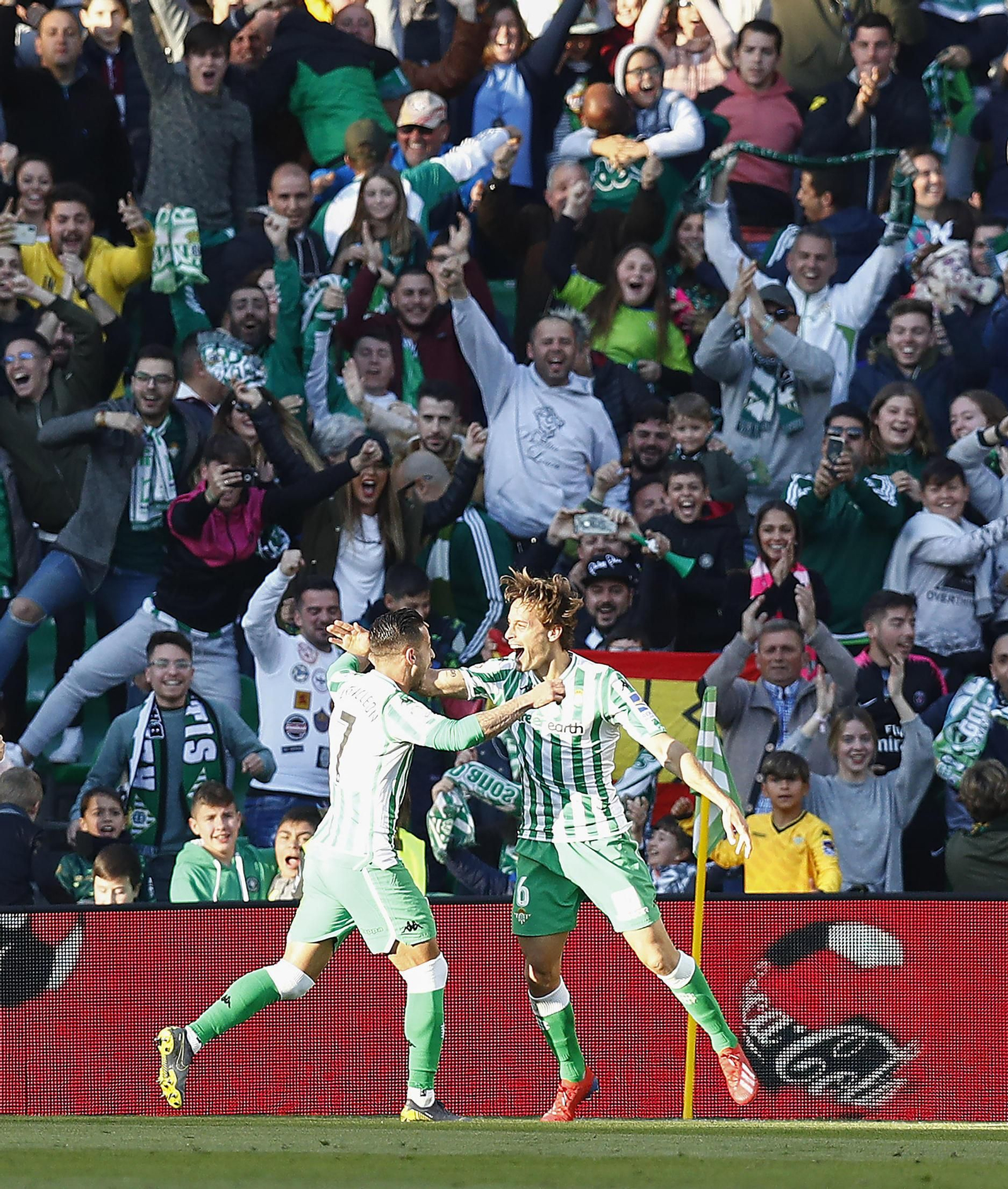 El Betis-Atlético de Madrid, en imágenes