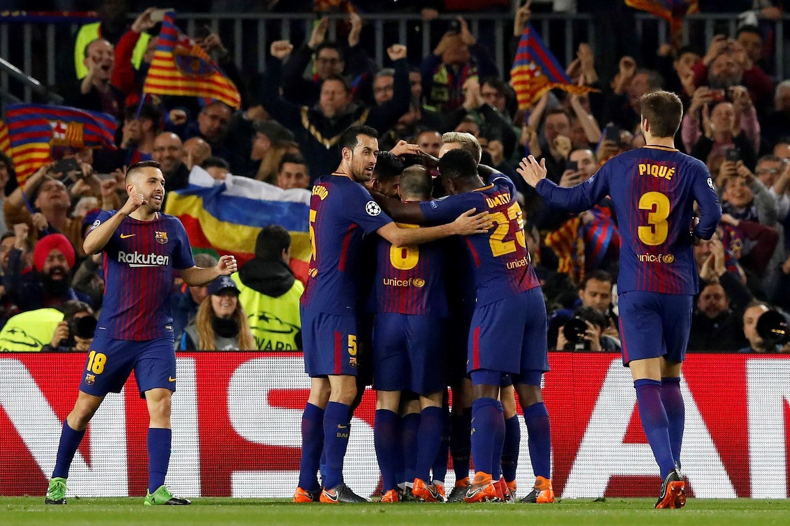 Las imágenes del Barcelona-Chelsea