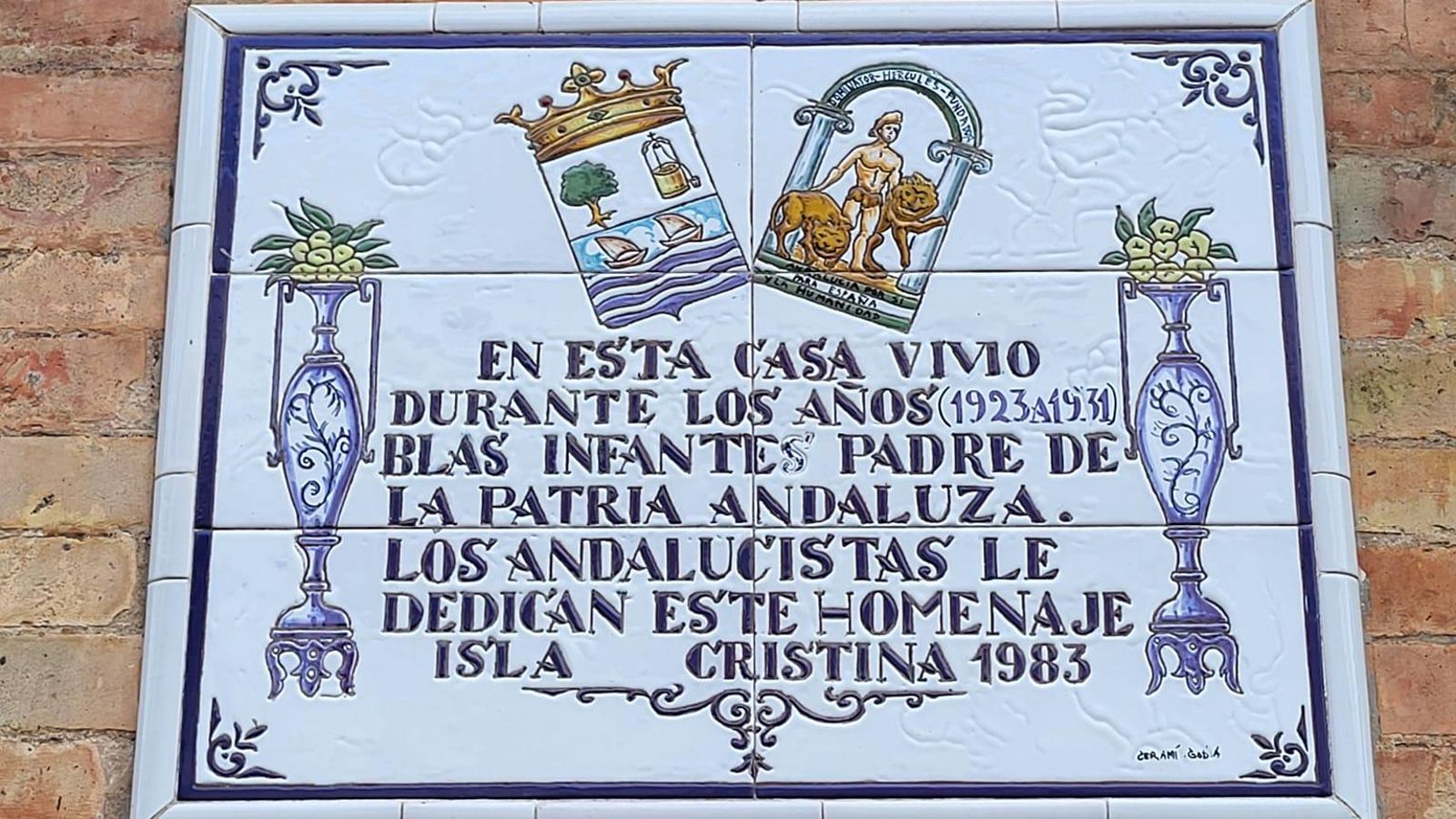 Blas Infante en Isla Cristina