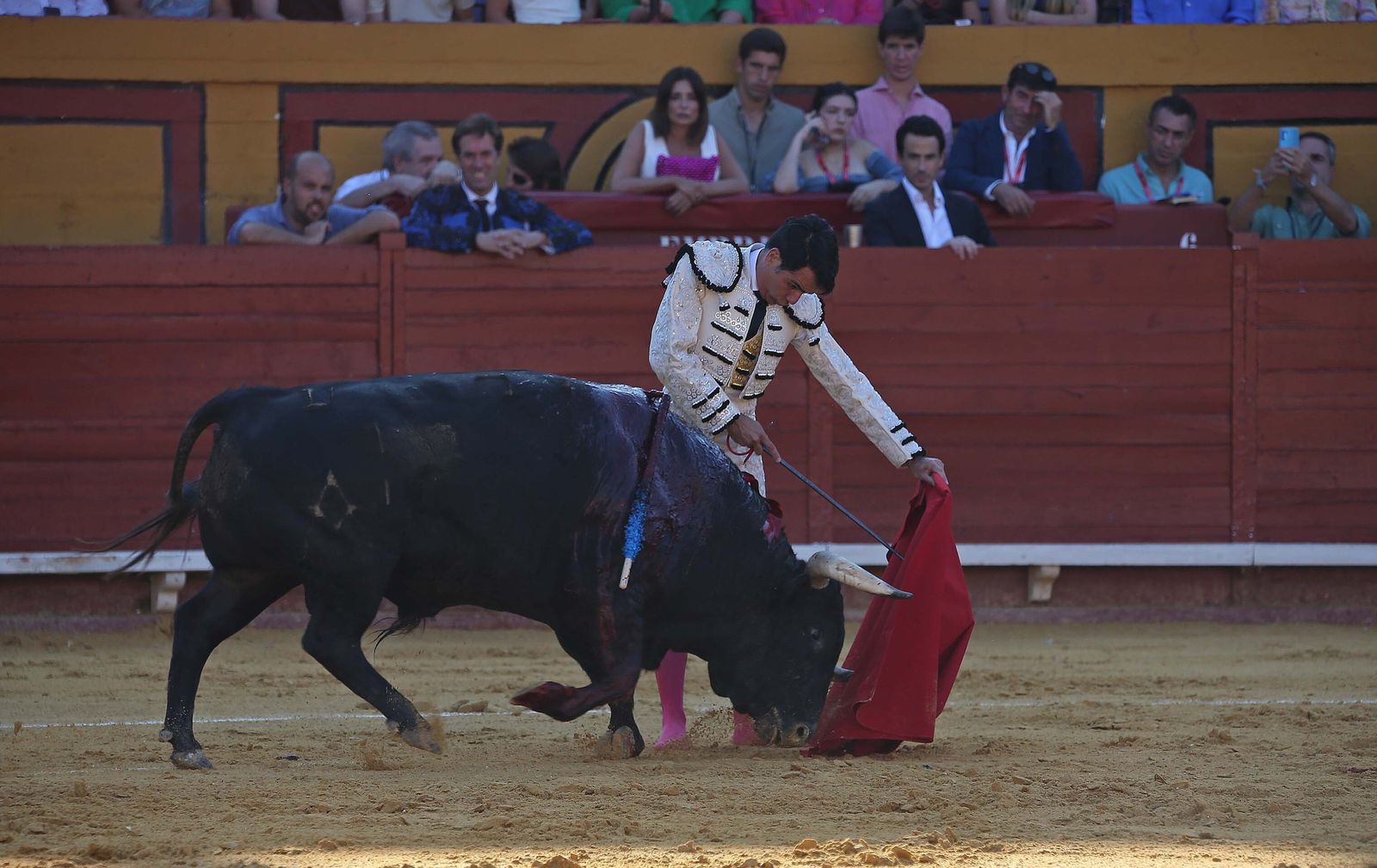 Fotos de la corrida del jueves de la Feria Taurina de Algeciras 2023:  Salvador Vega, Roca Rey y Pablo Aguado