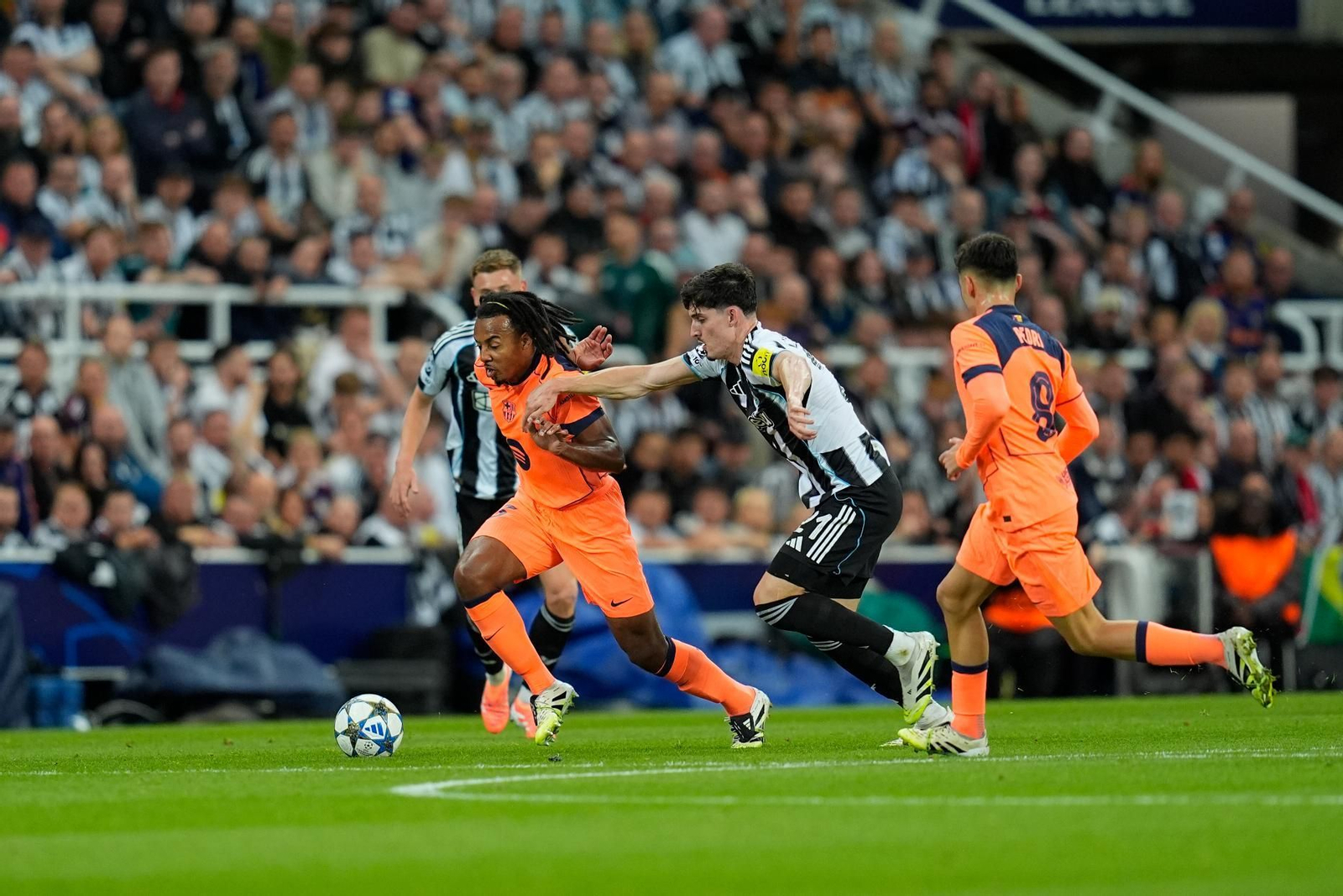 Las fotos del Newcastle-Barcelona