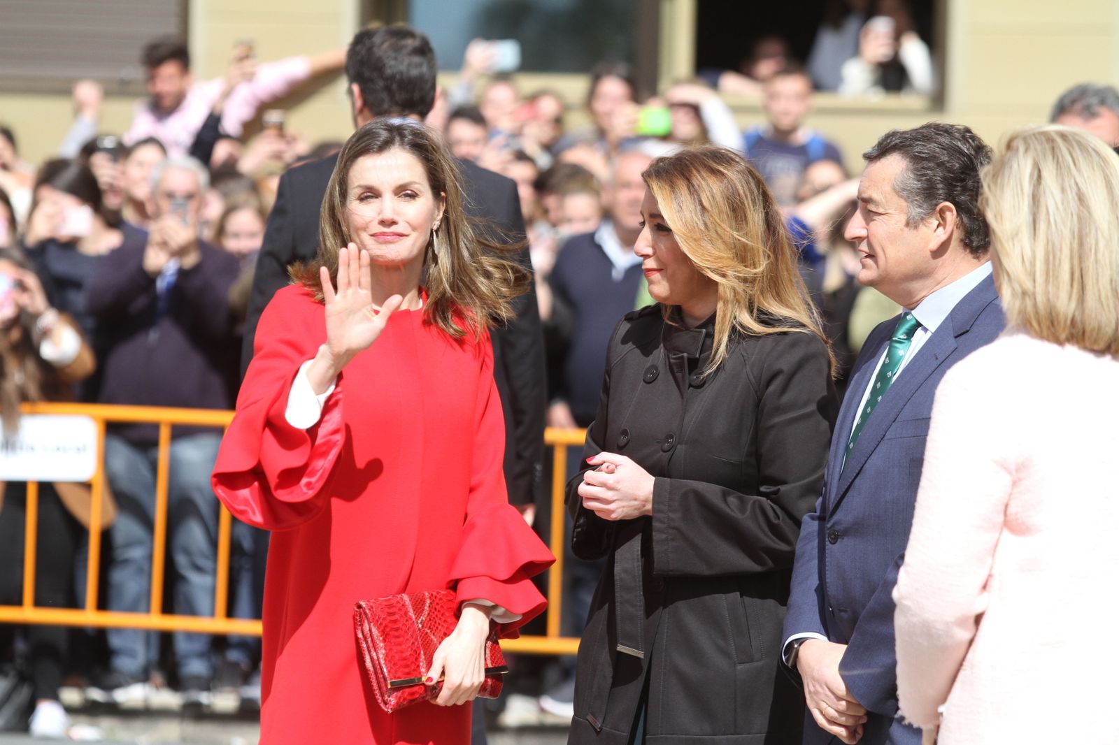 Imágenes de la visita de la reina Letizia a Huelva