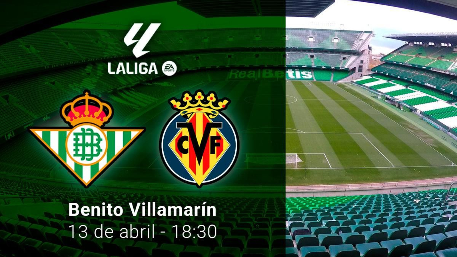 El Betis-Villarreal de LaLiga, en directo.