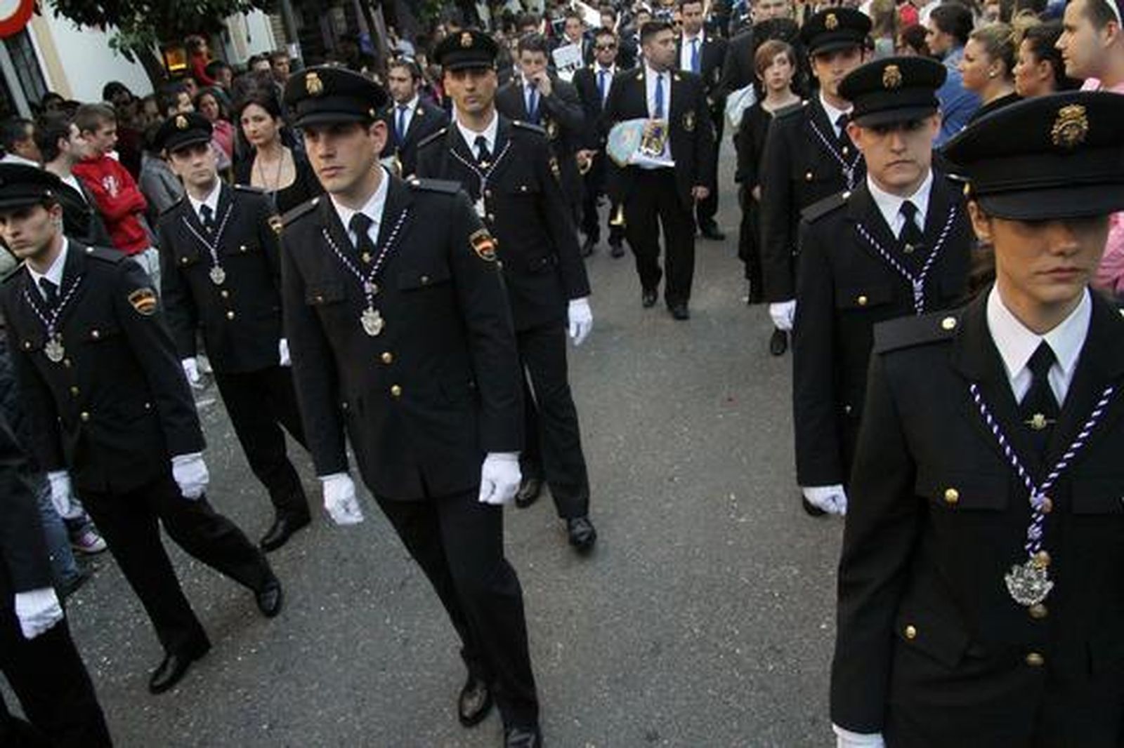El Señor de la Pasión, tras salir de San Basilio. / Rafael A. Butelo