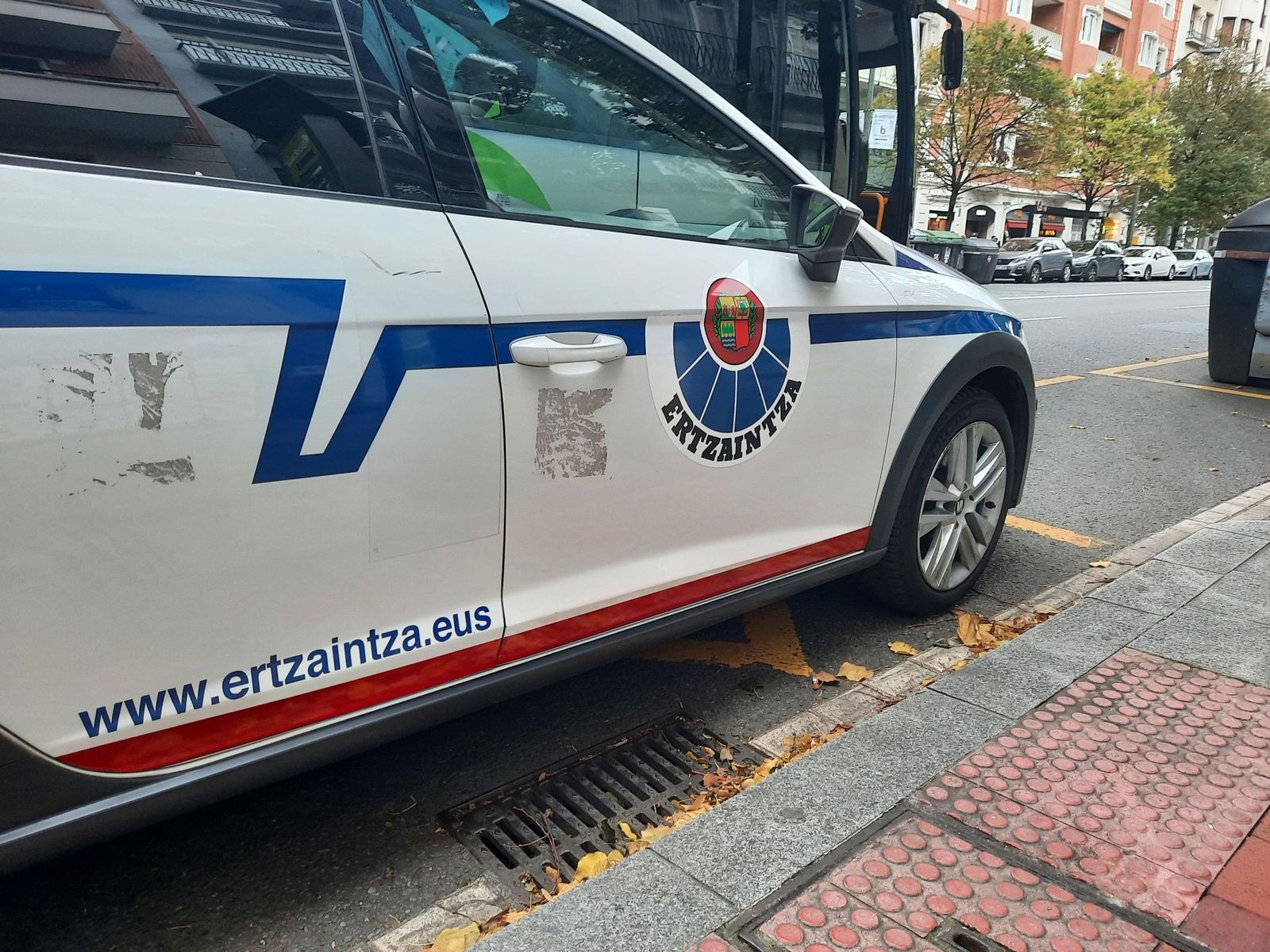 Imagen de archivo de un patrullero de la Ertzaintza.