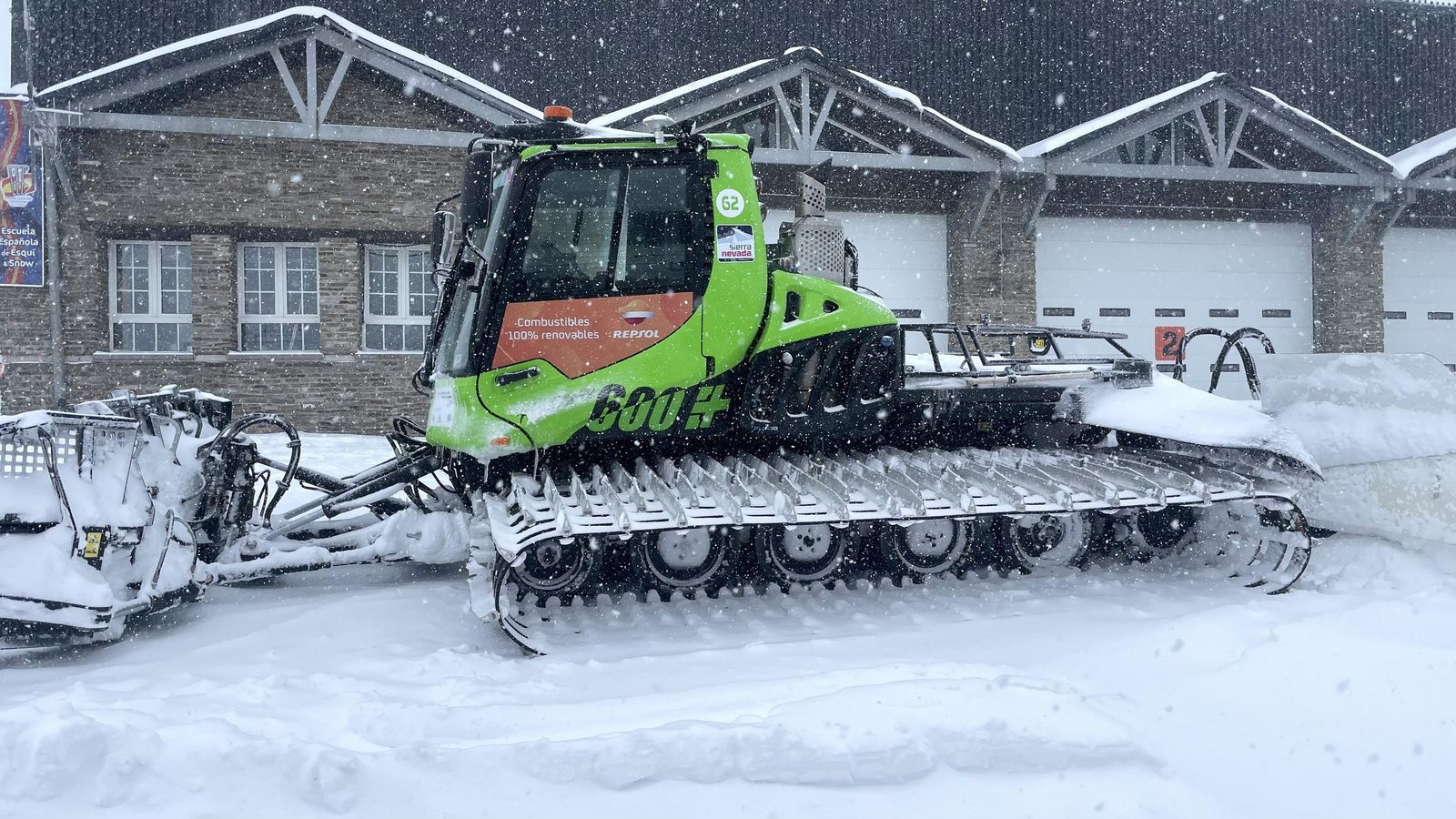 Las mejores imágenes de la primera gran nevada en Sierra Nevada