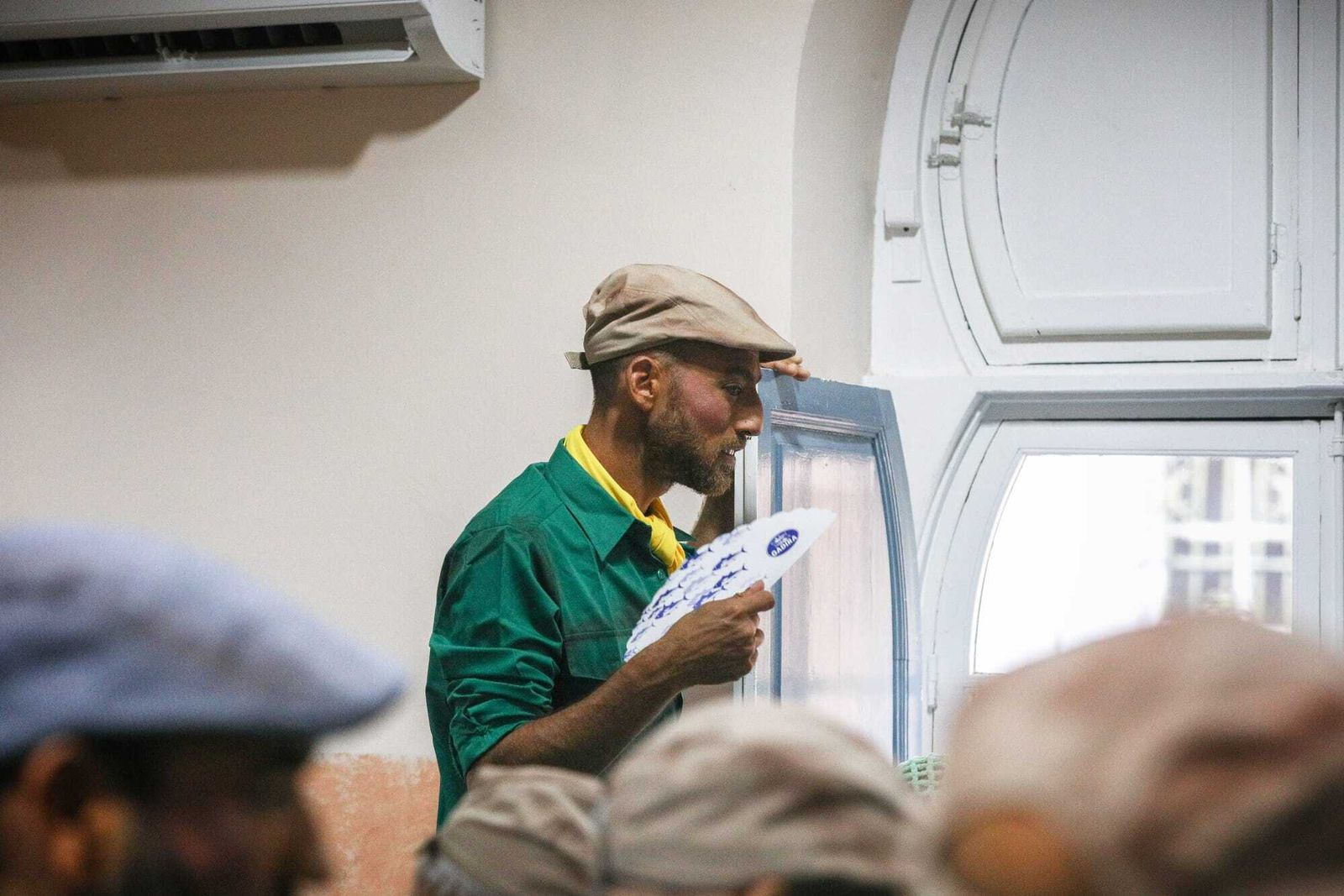 Ambiente en camerinos