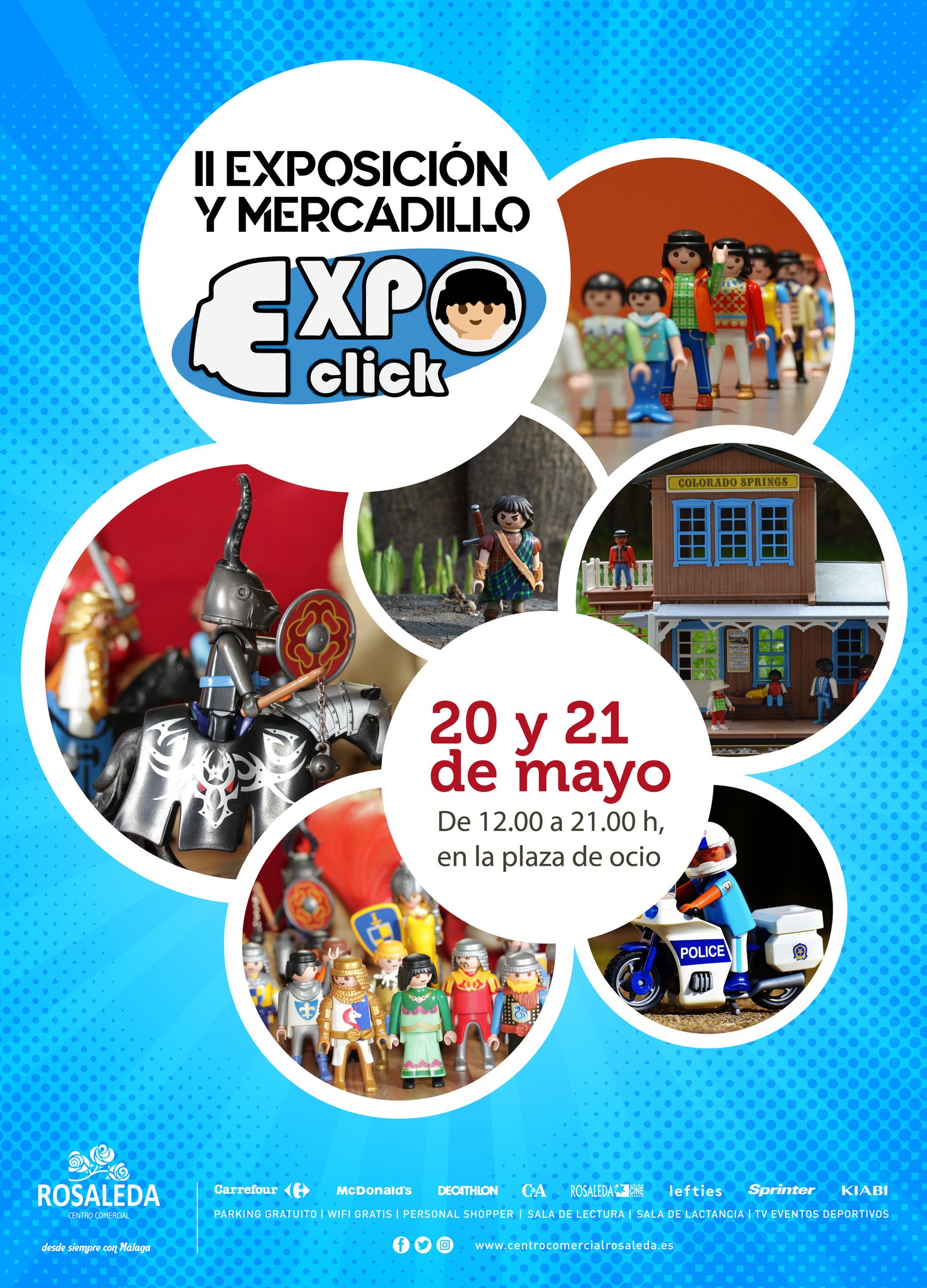 El cartel de Expoclick.