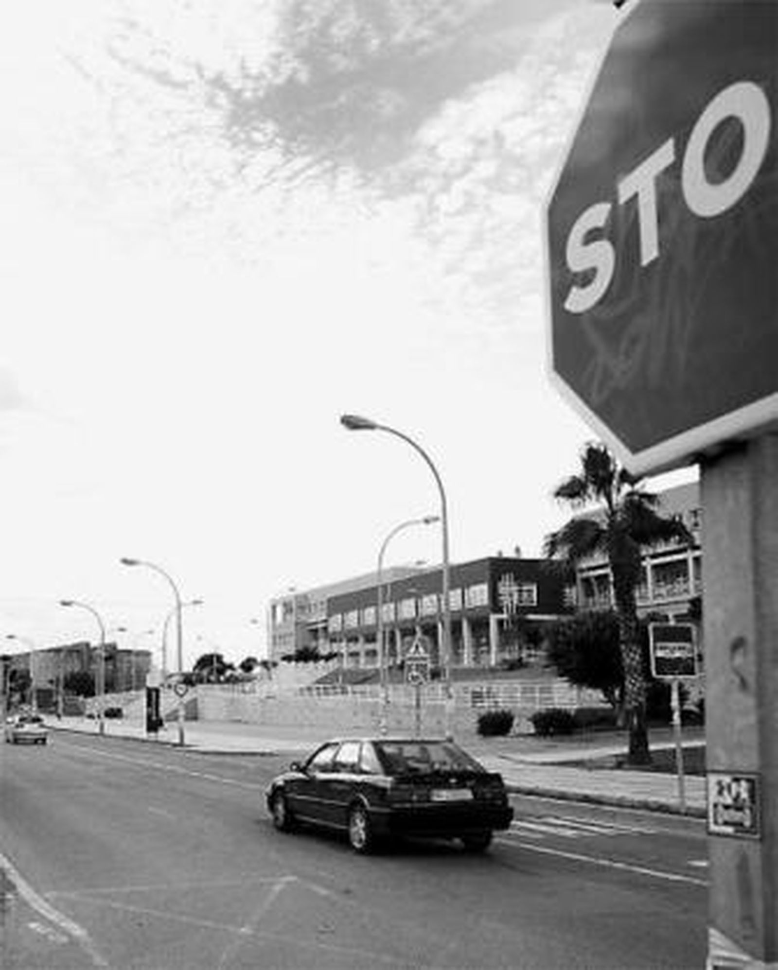 Vista del Bulevar Louis Pasteur, en la Universidad.