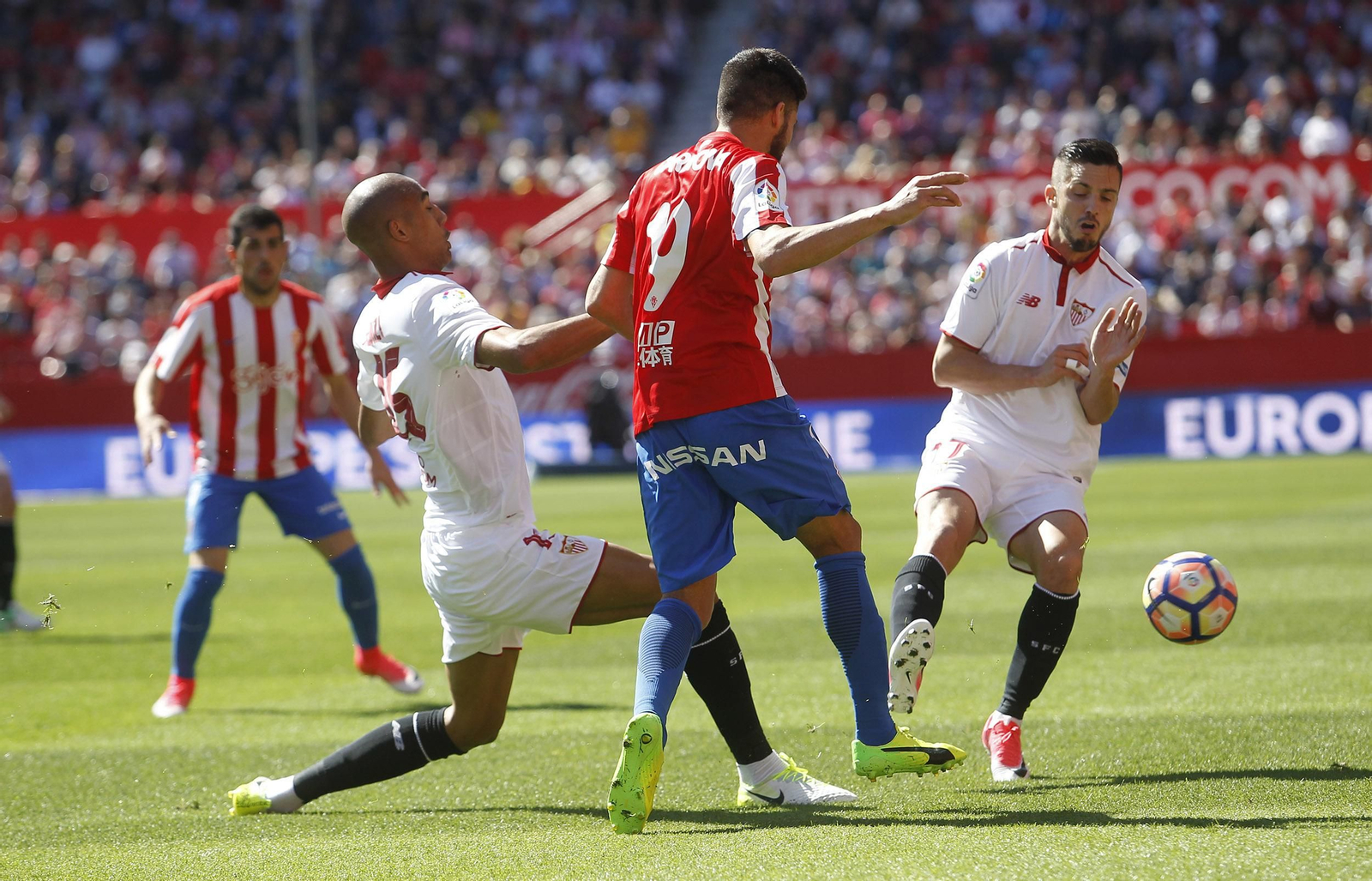 Las imágenes del Sevilla-Sporting