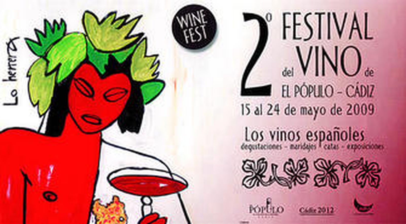 Cartel del festival creado por el artista Lo Herrera.