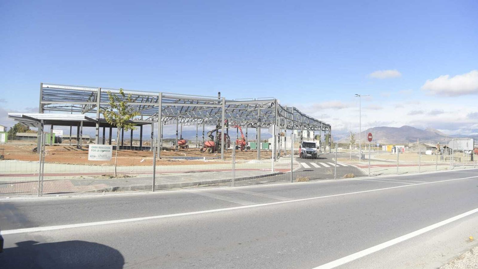 Zona donde se proyecta un Burguer King en Vegas del Genil.