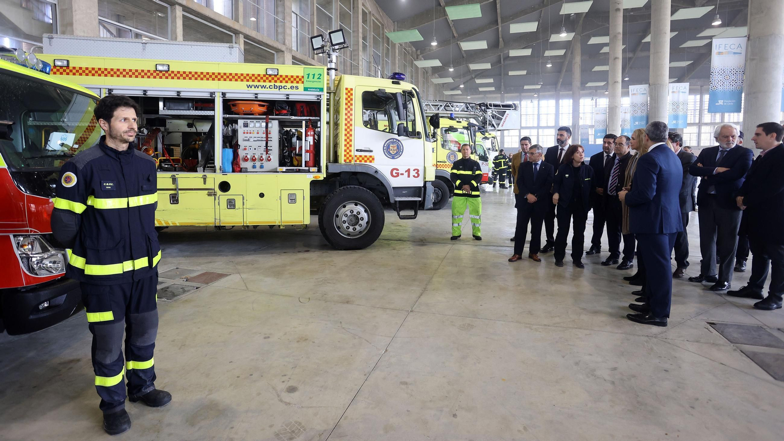 La Infanta Elena y la Alcaldesa de Jerez en la Inauguración de la XX Semana de la Prevención de Incendios Mapfre 2025 en Jerez