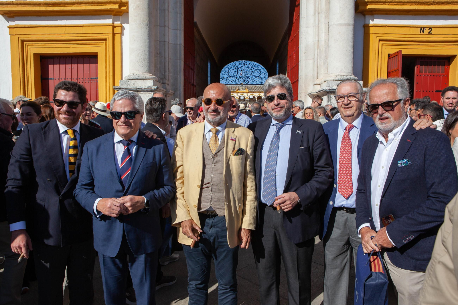 Manuel Morón, Miguel Ángel Moñino, Manuel Marchena, Juan Ignacio García, Federico Díaz y Joaquín Morón