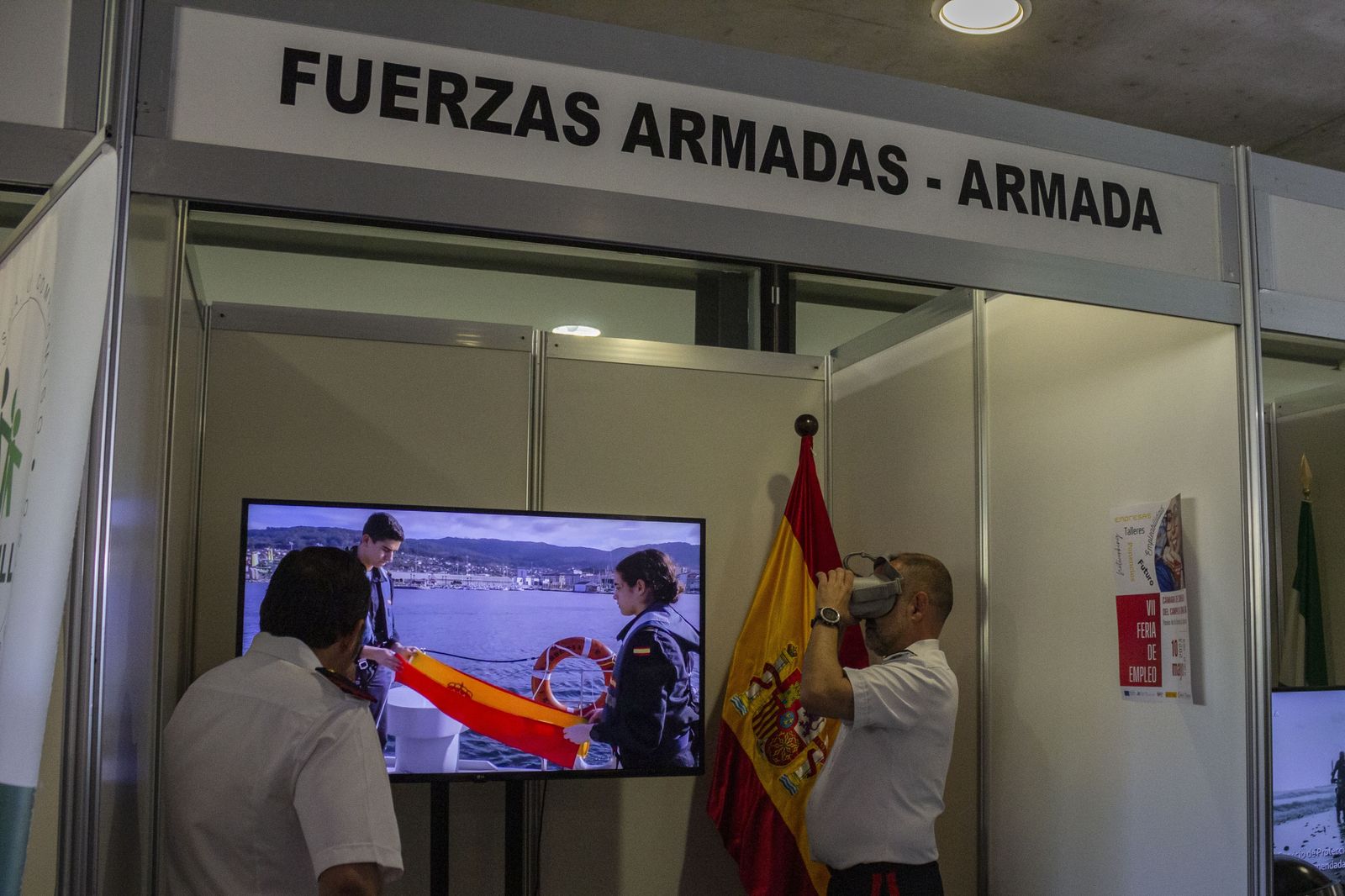 Fotos de la Feria de Empleo en la Cámara de Comercio del Campo de Gibraltar.