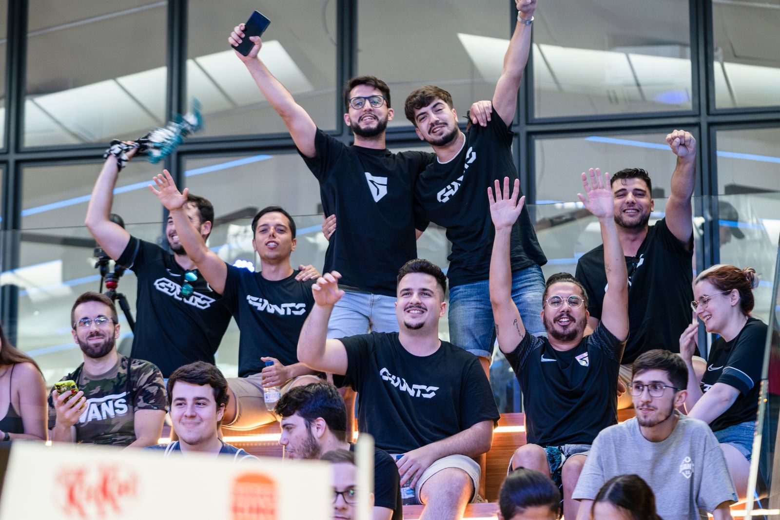 Celebración en Giants.