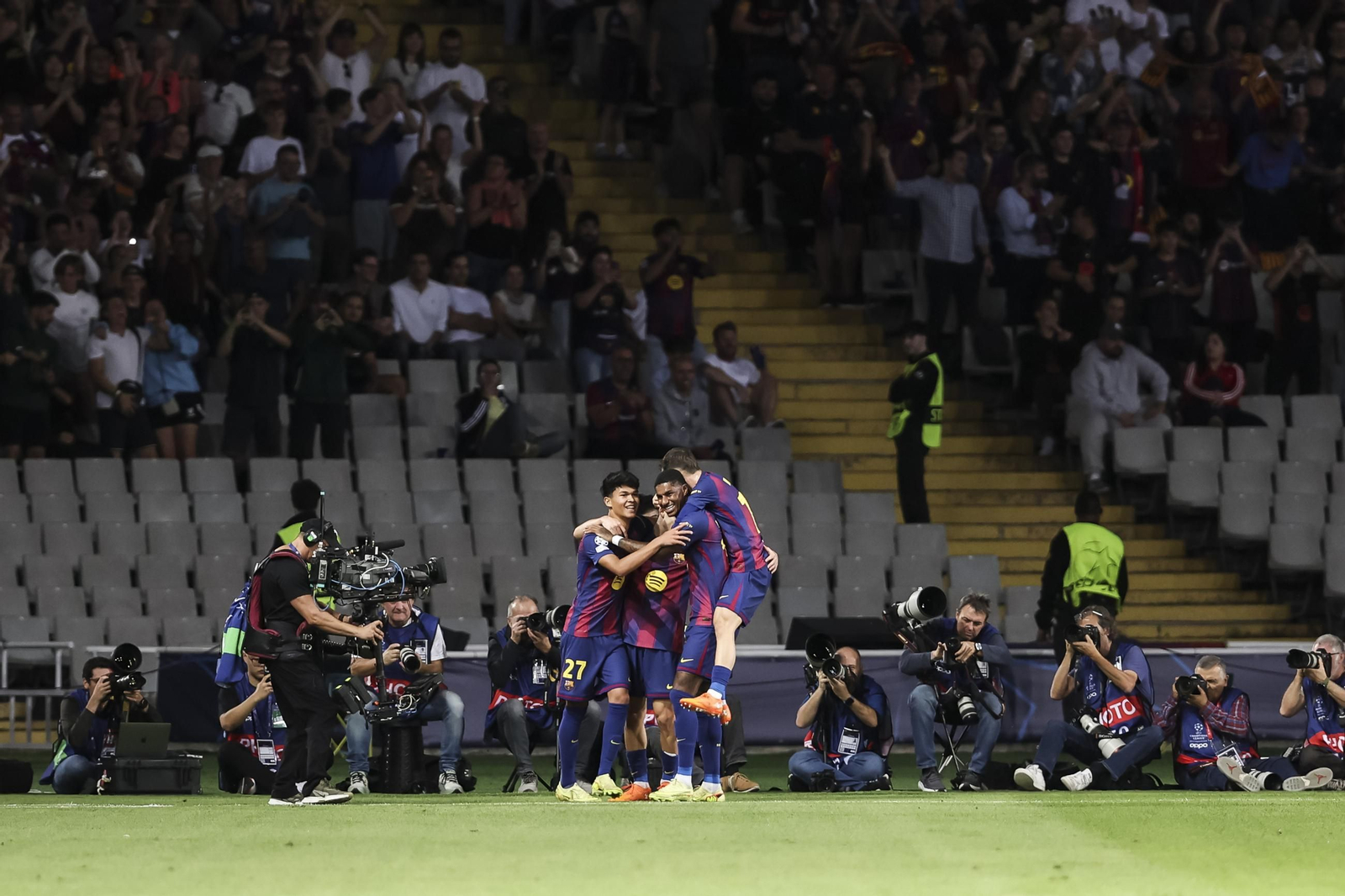 Las fotos del Barcelona-Olympiacos