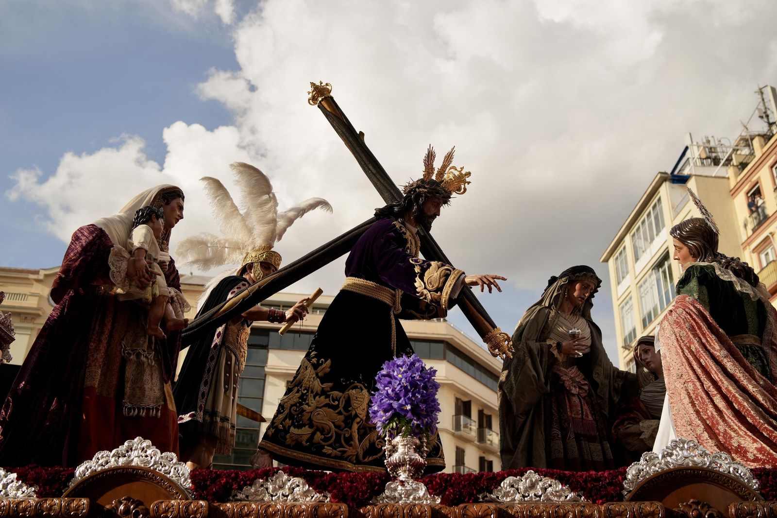Salutación el Domingo de Ramos en Málaga, en imágenes