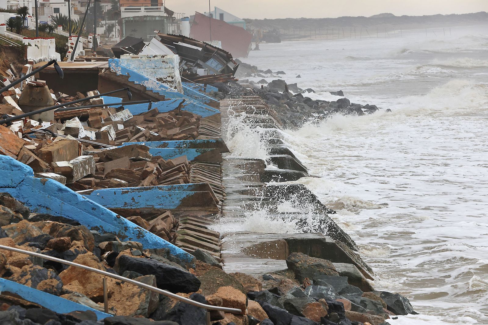 Las fotografías de los daños en Matalascañas
