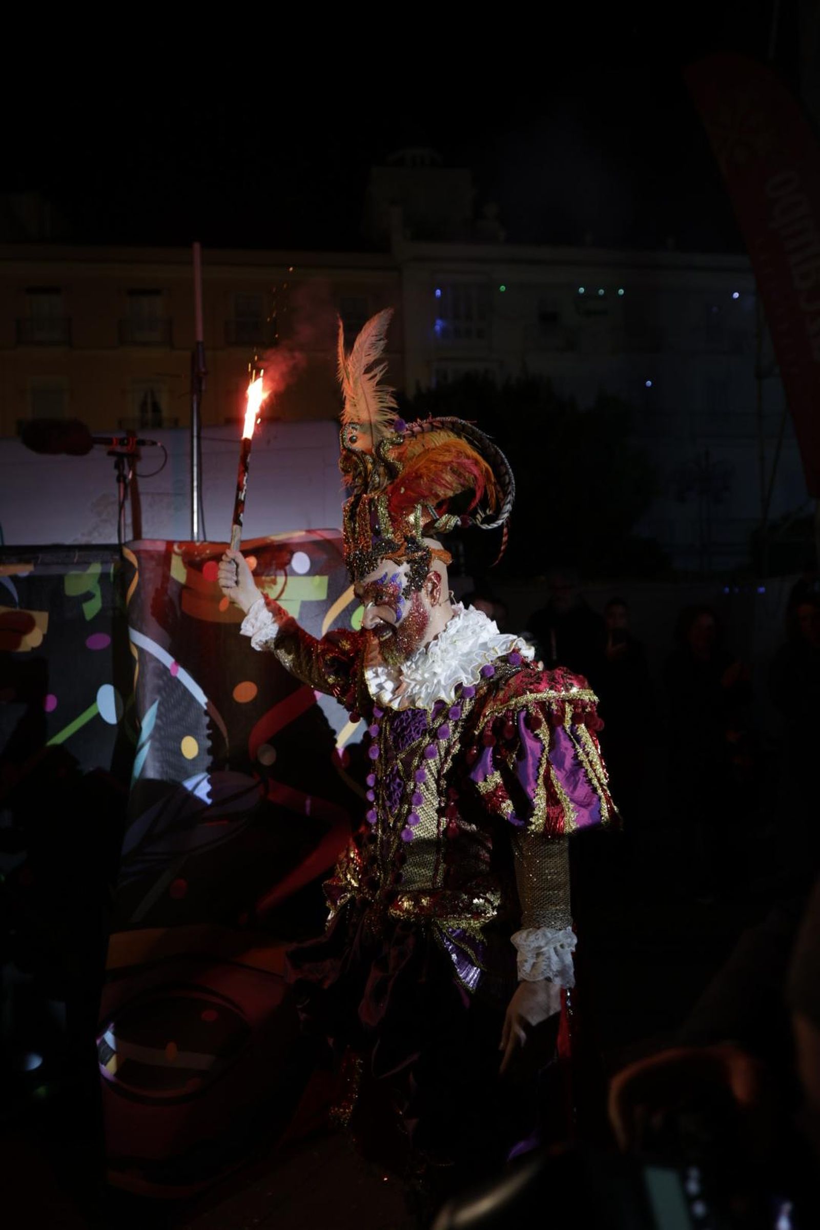 Cortejo, acto y quema del Dios Momo del Carnaval de Cádiz 2026