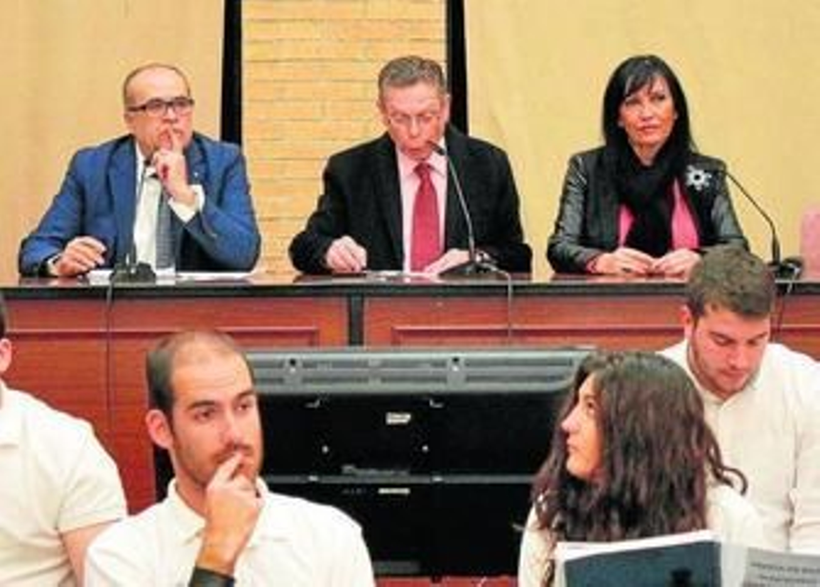 Acto celebrado ayer, en el que Antonio Torres, director de Canal Sur, pronunció una conferencia en la UAL.