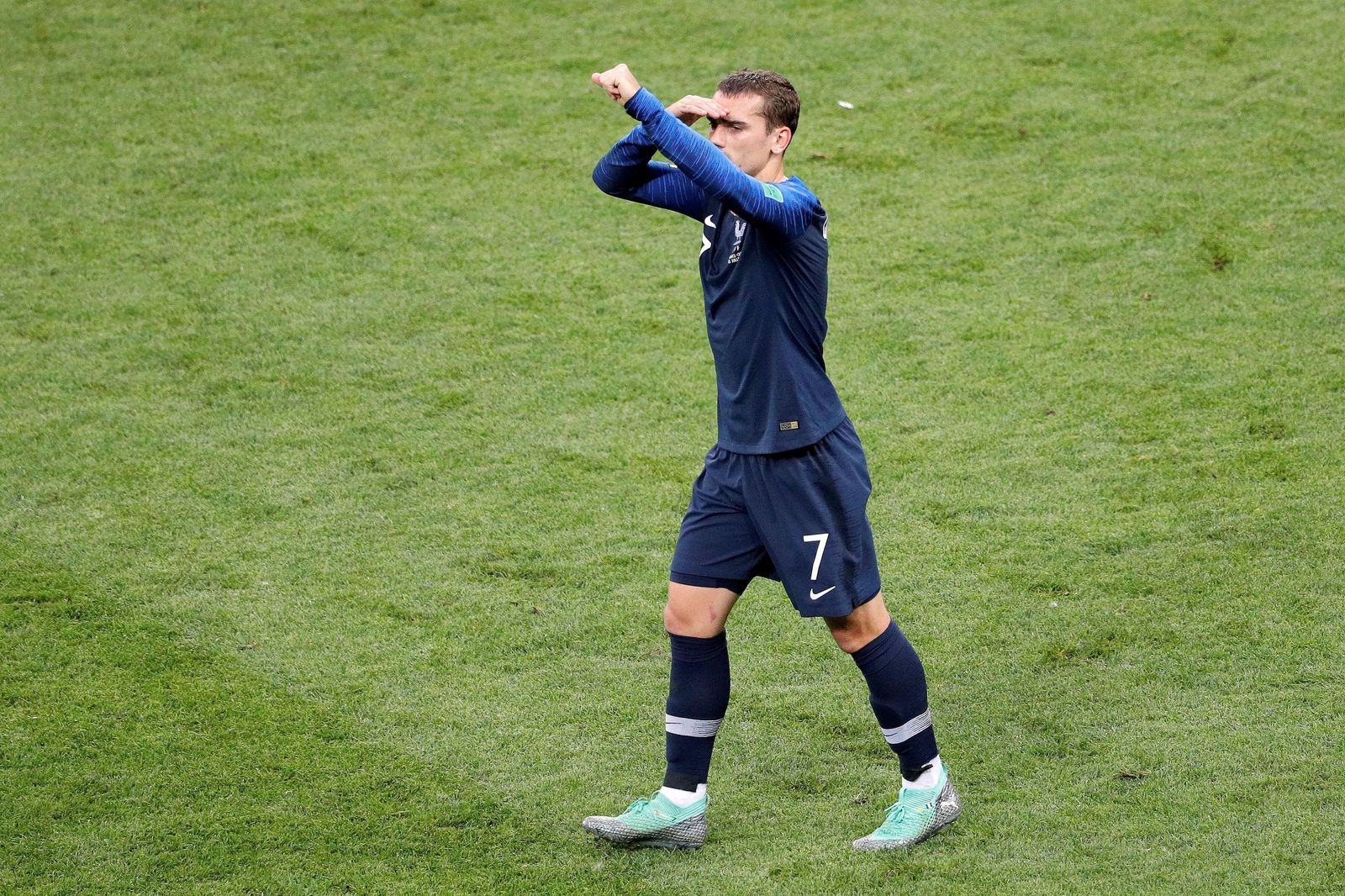 El Francia-Croacia de la final del Mundial de Rusia, en imágenes