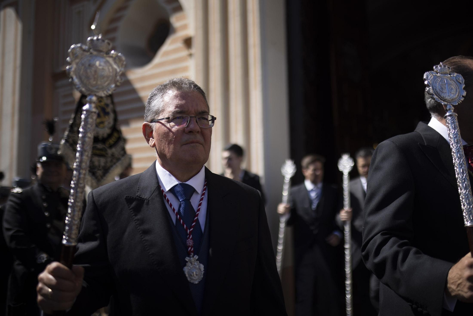 Imágenes de la salida extraordinaria de La Borriquita por las calles de Huelva
