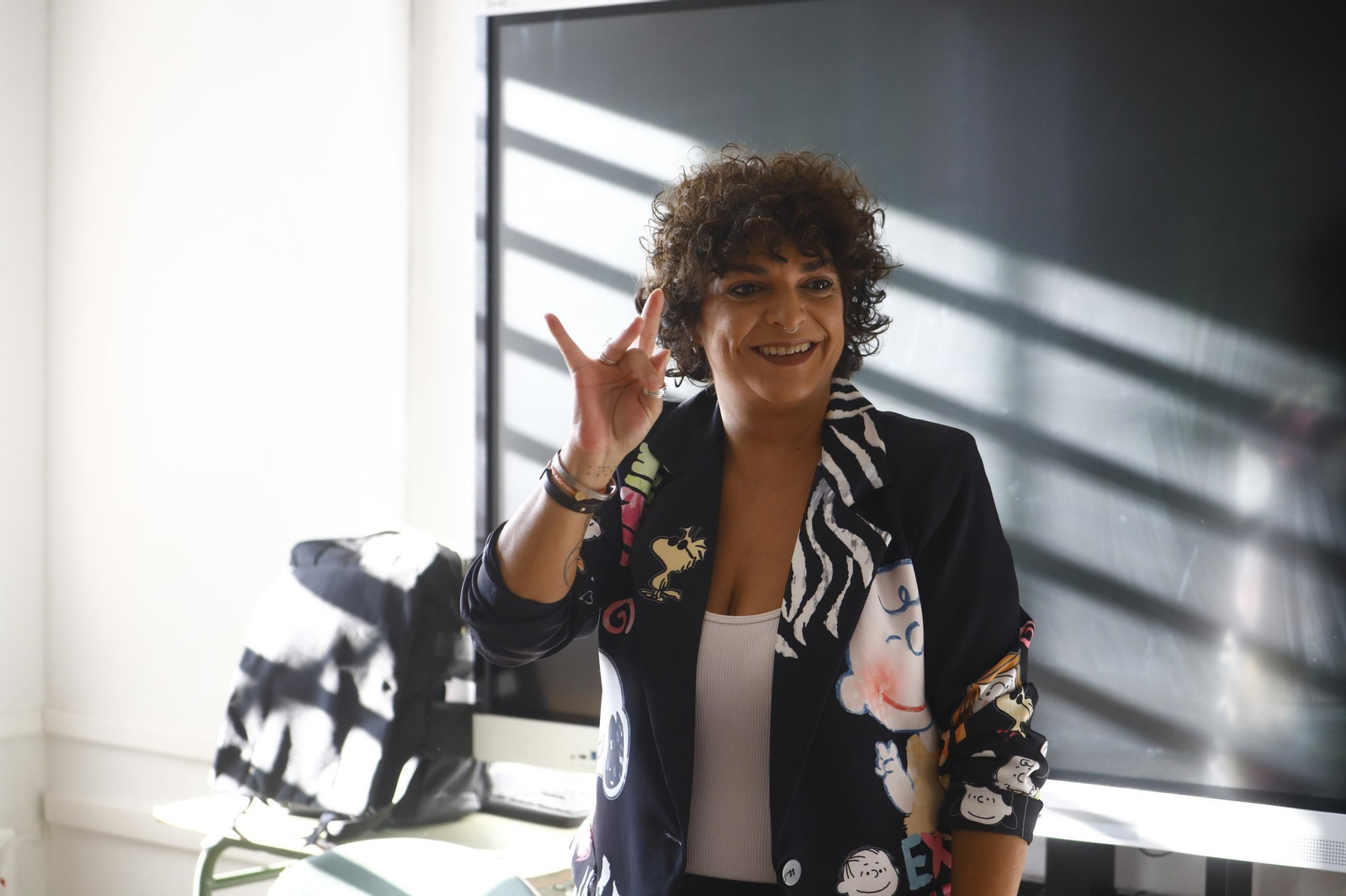 La lengua de signos se imparte como optativa en la estapa de Secundaria en el Instituto Averroes, en imágenes