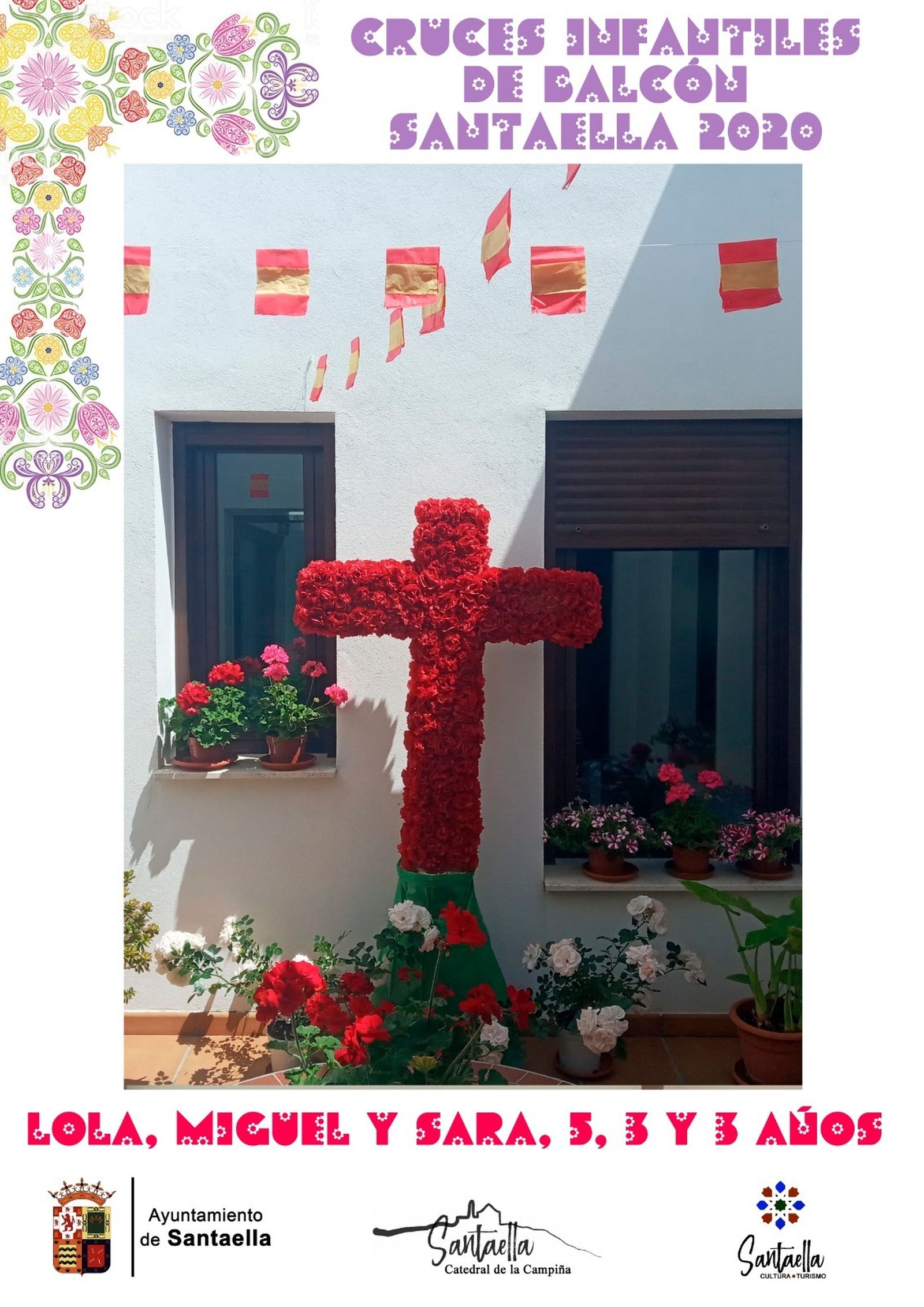 Así son las Cruces de Mayo de los niños de Santaella