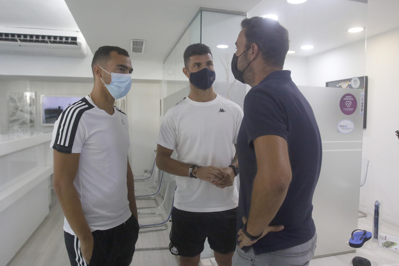 Los reconocimientos médicos del Córdoba CF, en imágenes