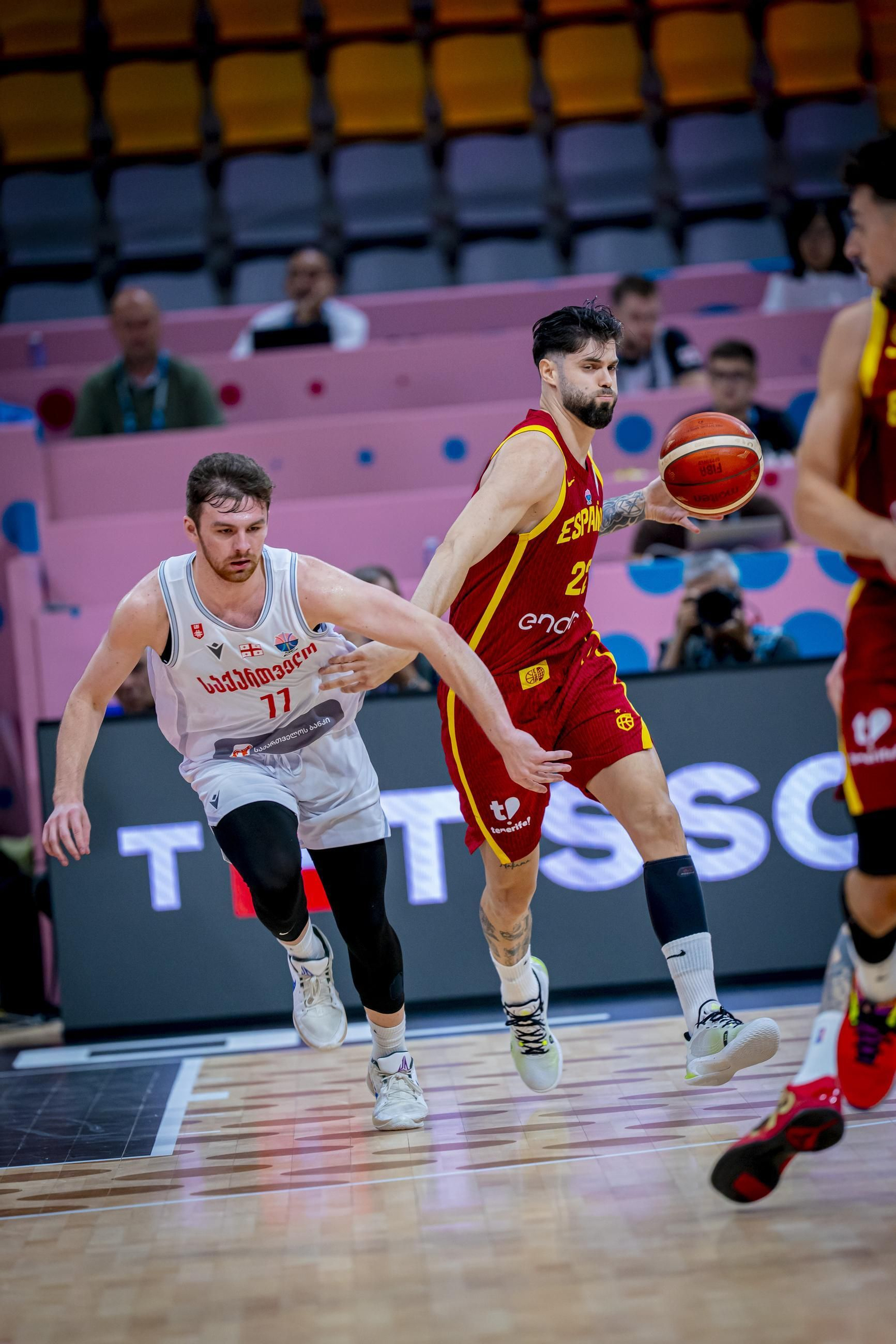Las fotos del Georgia - España de baloncesto
