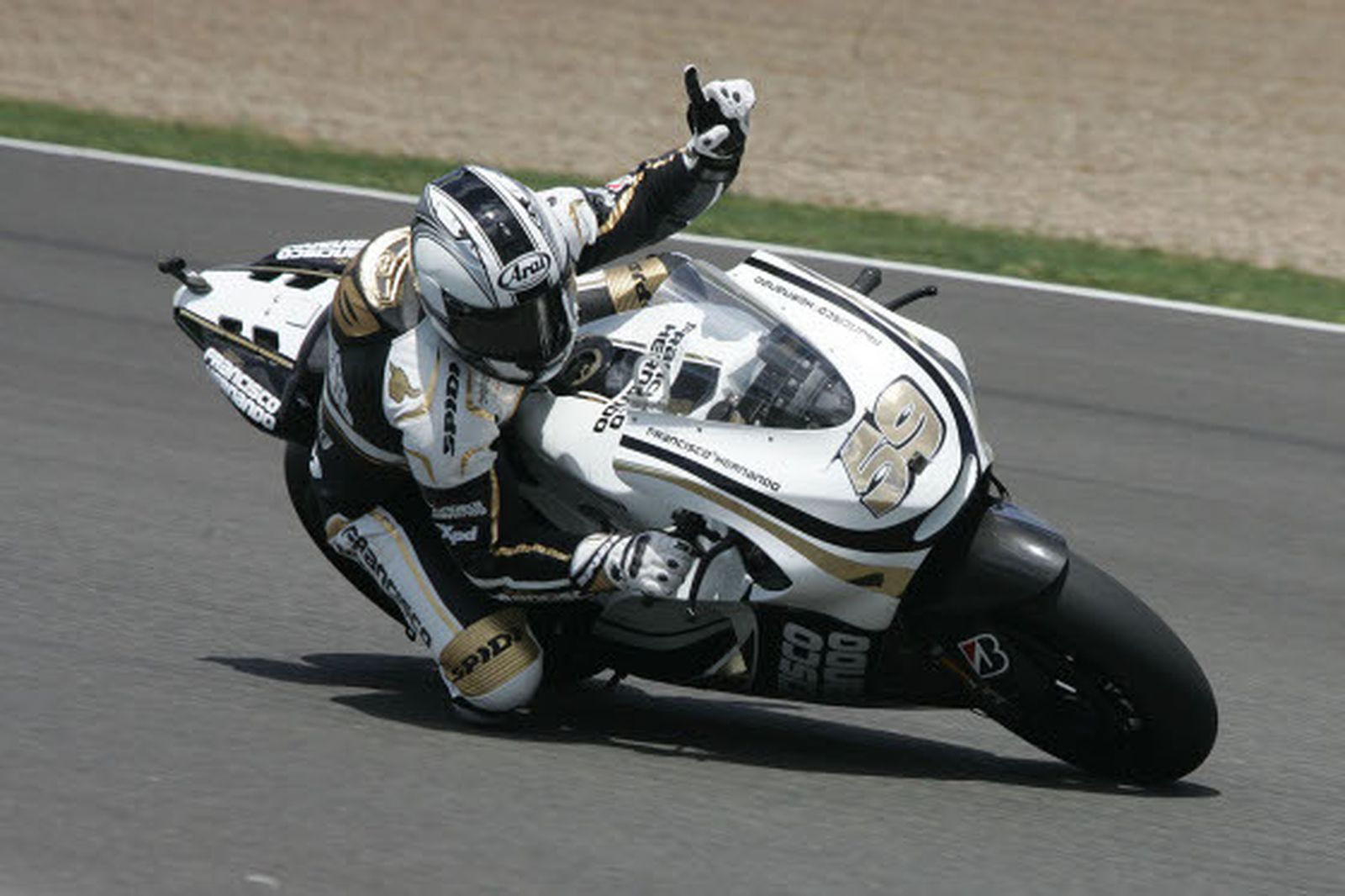 Sete Gibernau volvió a Jerez para marcar el duodécimo mejor tiempo.  Foto: Jesús Marín