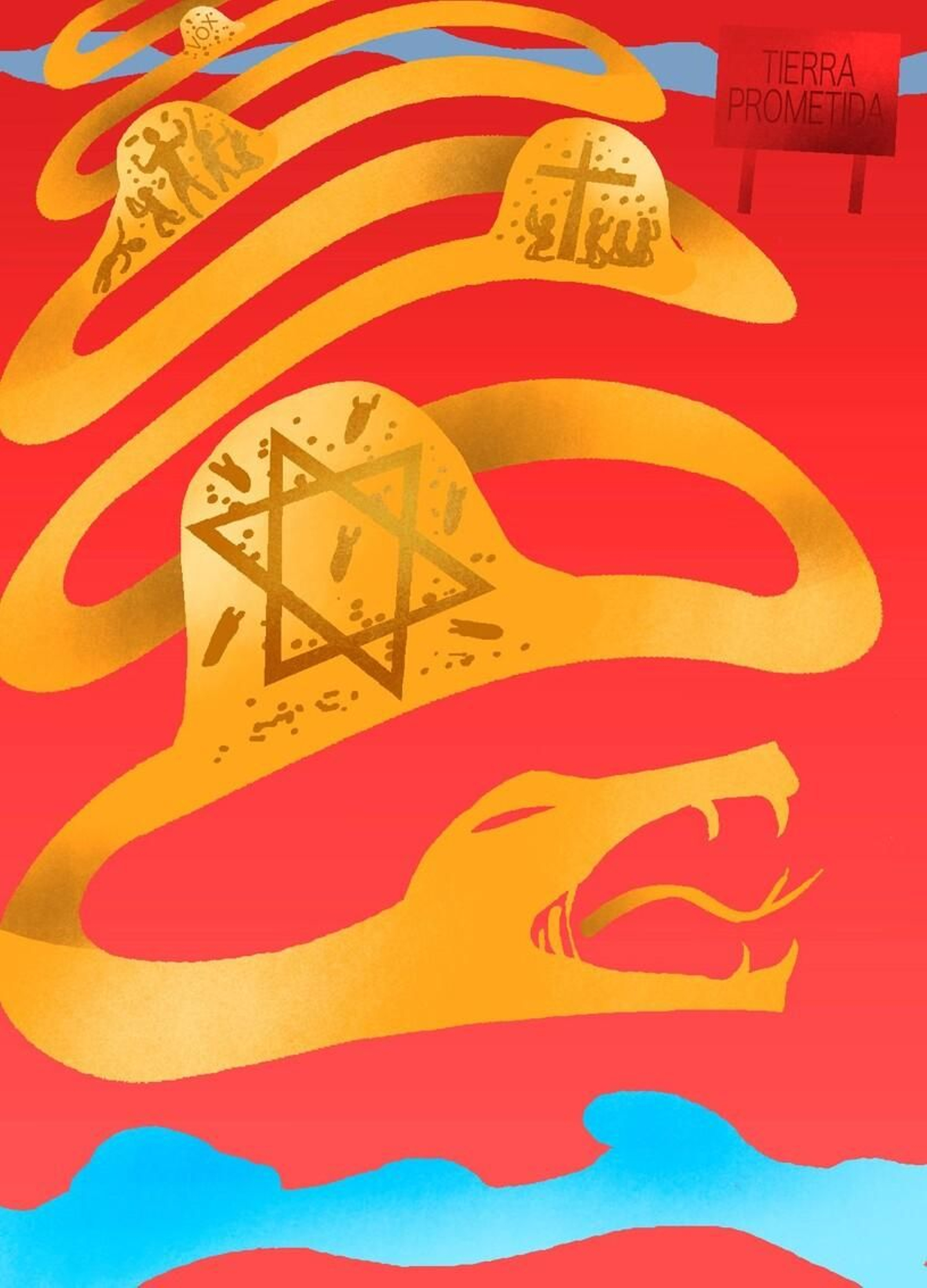 La serpiente algo bíblica del verano