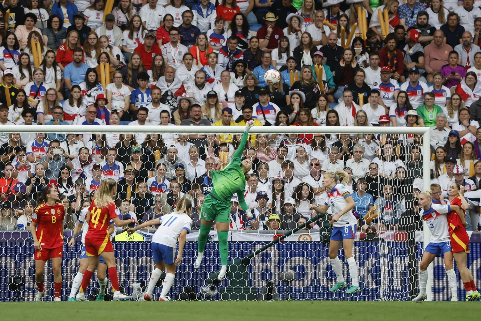 Las mejores imágenes de la final España - Inglaterra de la Eurocopa femenina