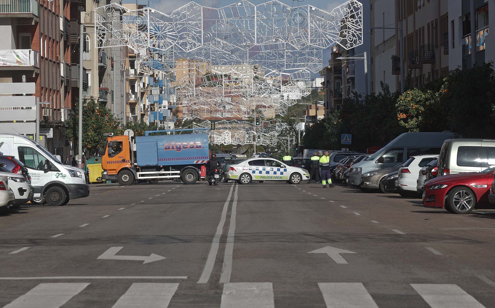 Fotos del arrastre de latas en Algeciras