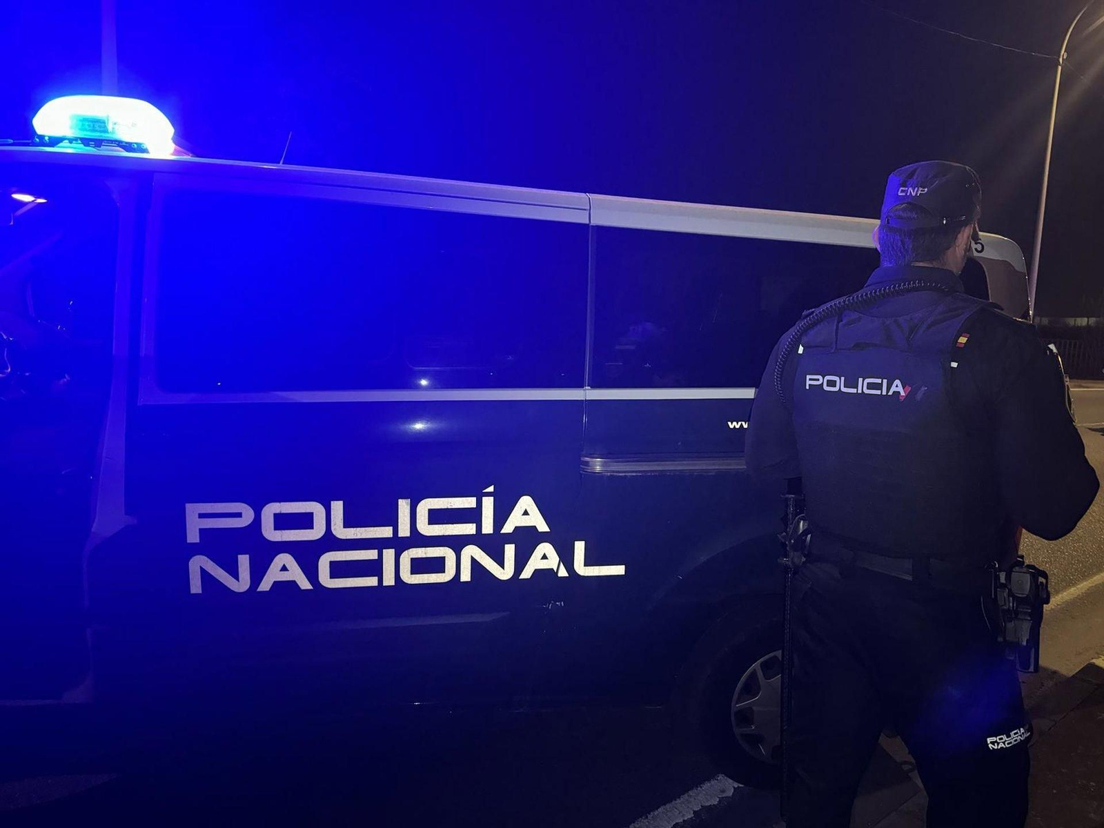 Un furgón de la Policía Nacional Un furgón de la Policía Nacional