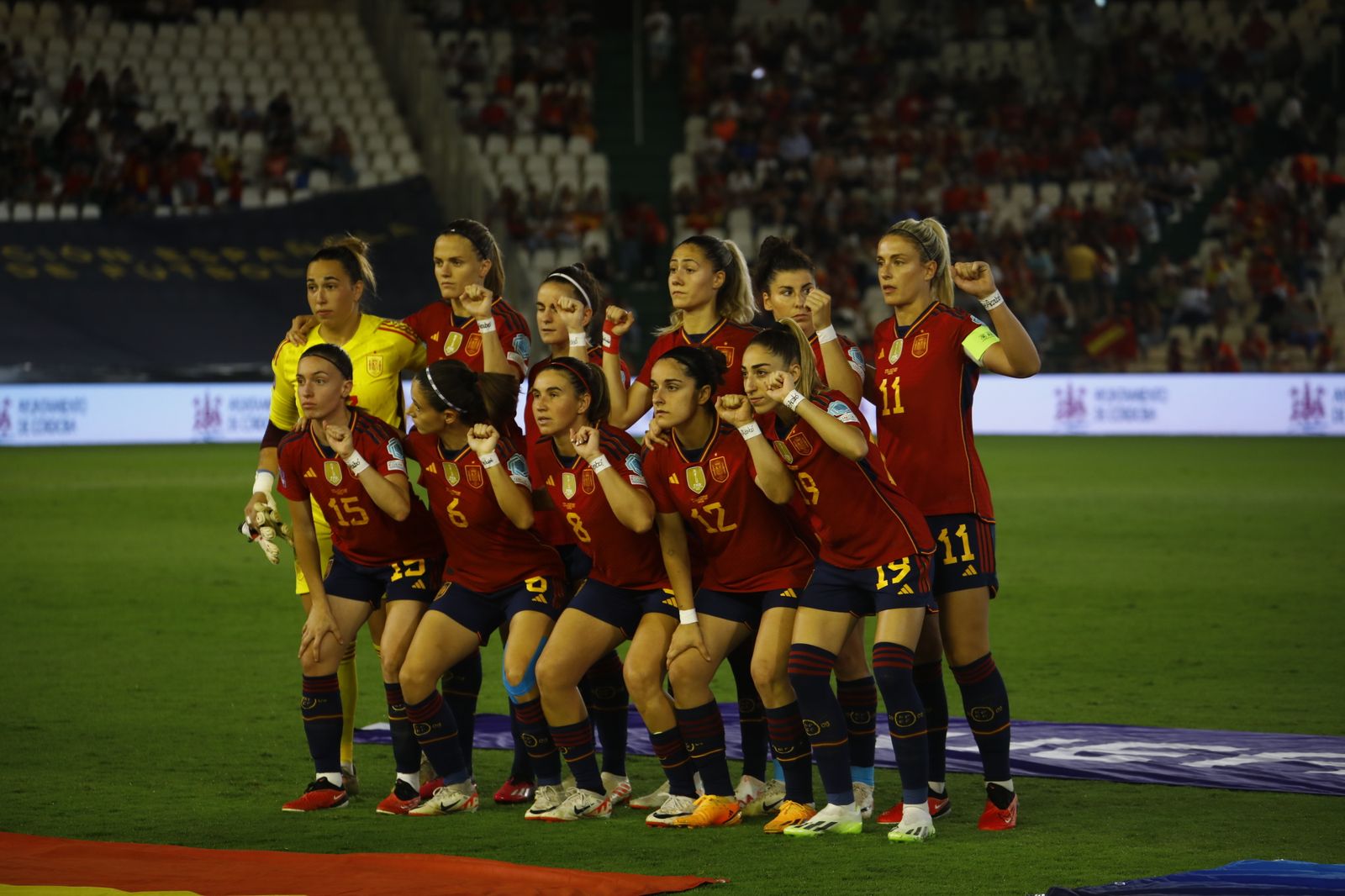 Las mejores fotos de la victoria de España ante Suiza en El Arcángel de Córdoba