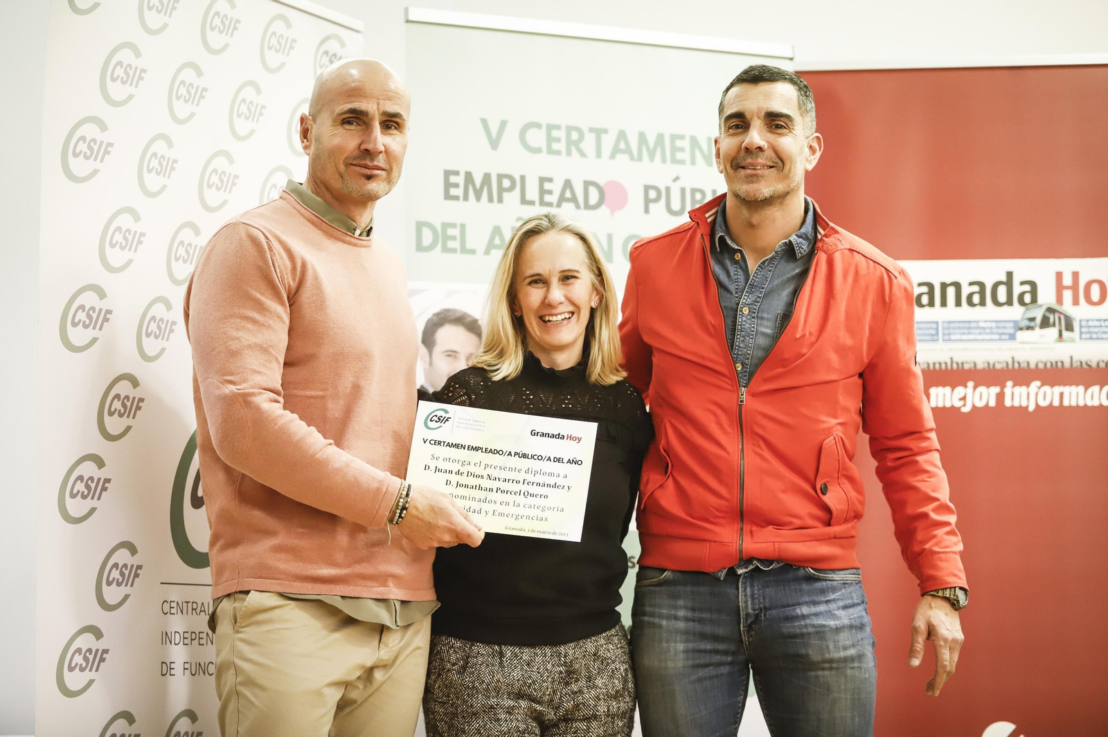 Las imágenes de la entrega de diplomas a los 23 finalistas del V Certamen del Empleado Público del año