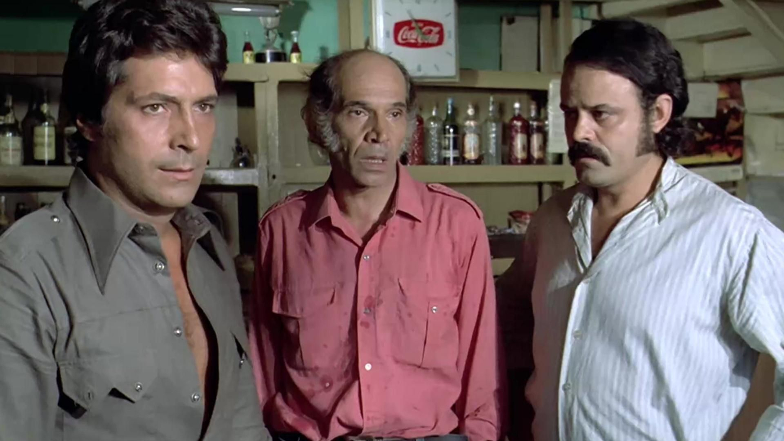 Sancho Gracia, a la izquierda, como protagonista de 'Los camioneros'