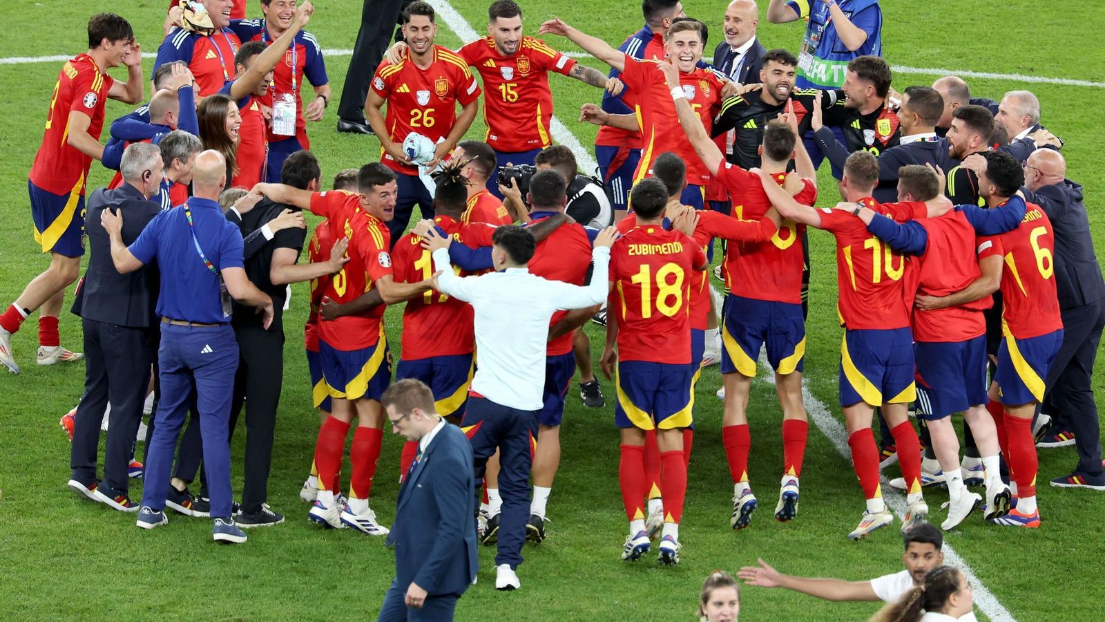 Las mejores fotos del título de España ante Inglaterra